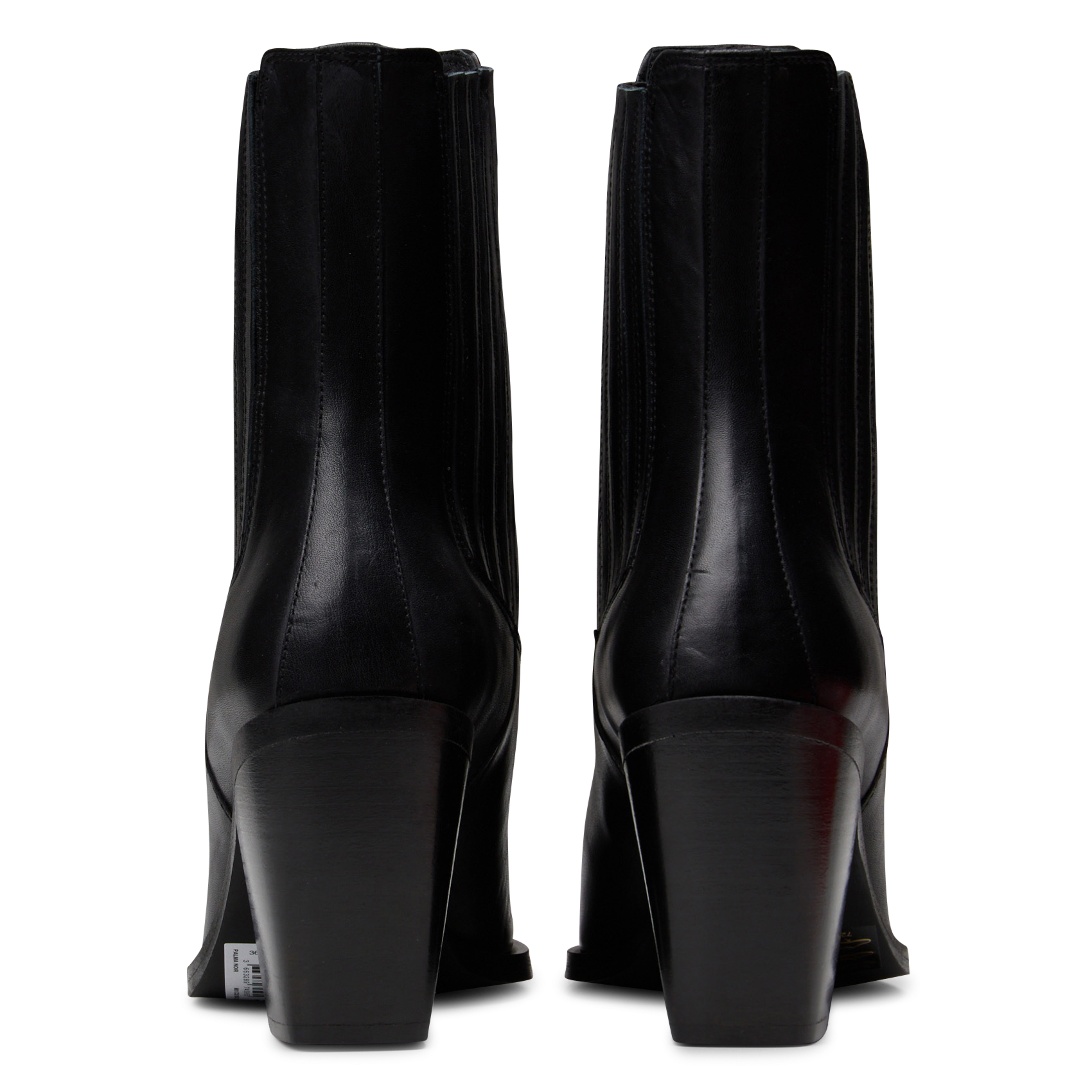 Leather ankle boots MELLOW YELLOW Black
