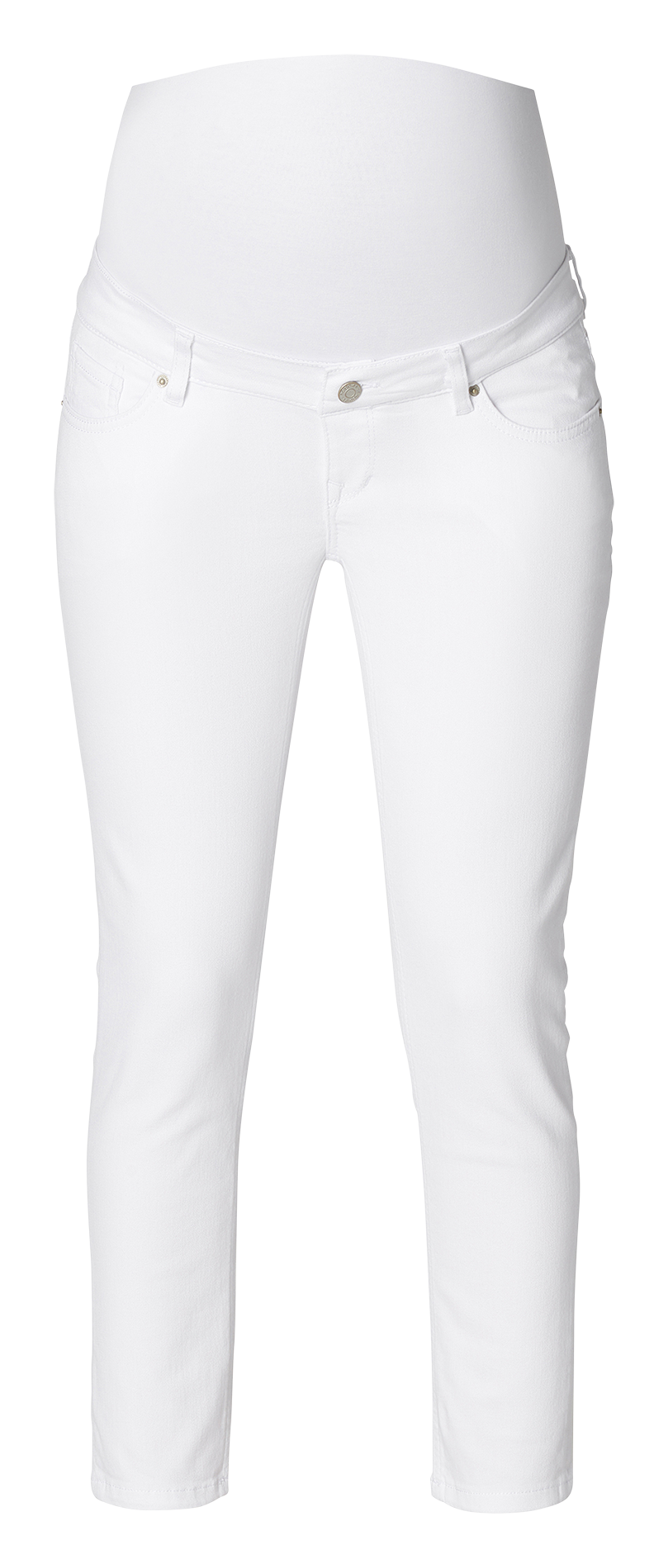 Slim-fit cotton-blend jeans NOPPIES White