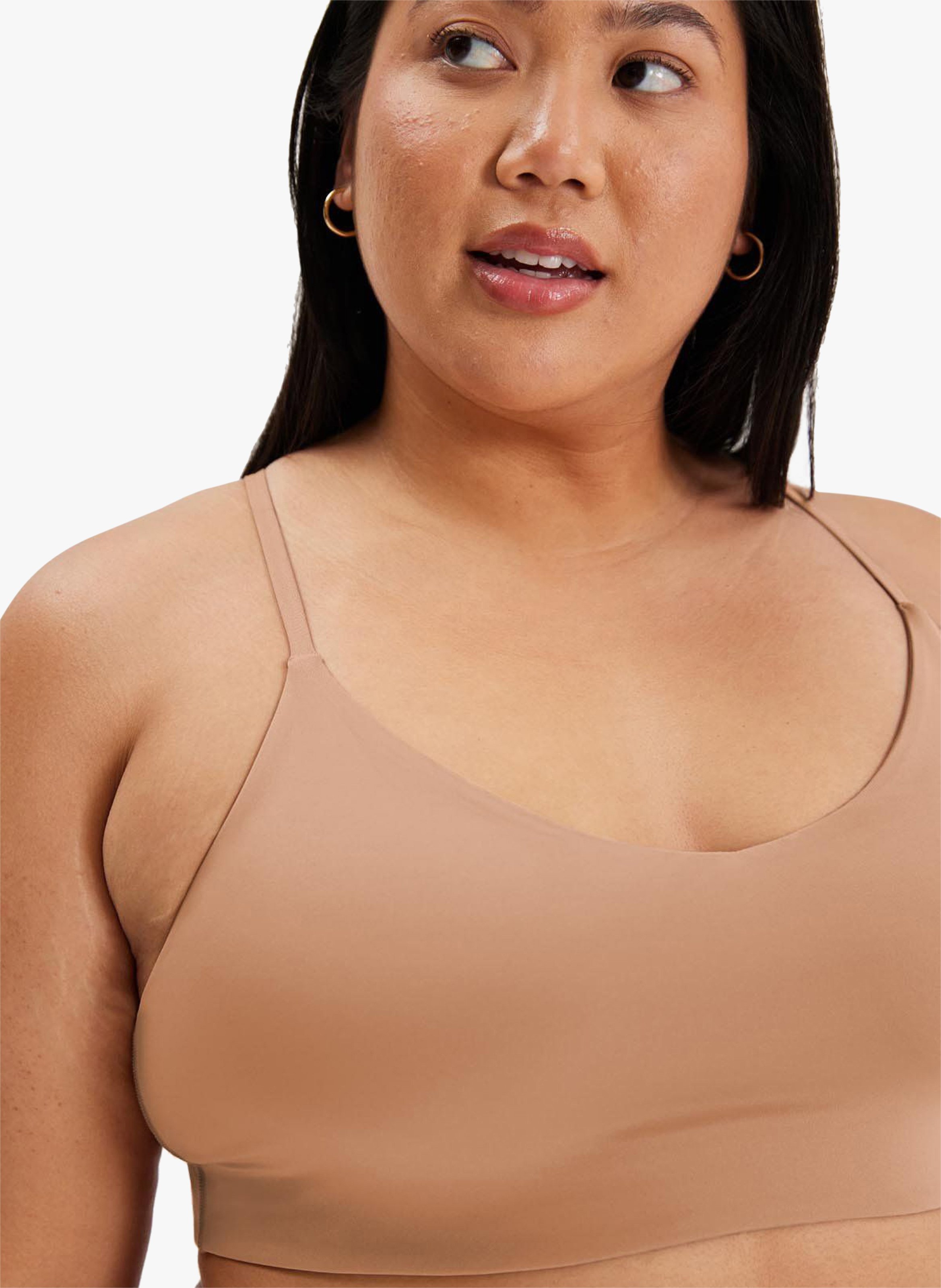 Racer-back sports bra GIRLFRIEND COLLECTIVE Beige