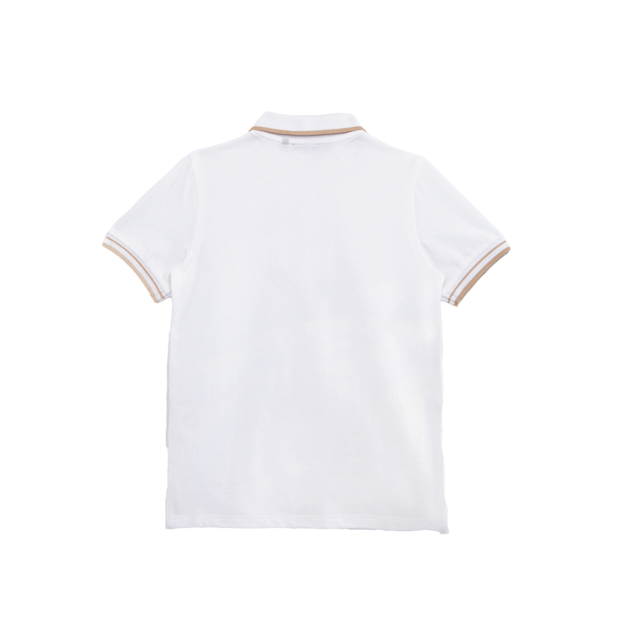 Straight cotton polo shirt IKKS JUNIOR White