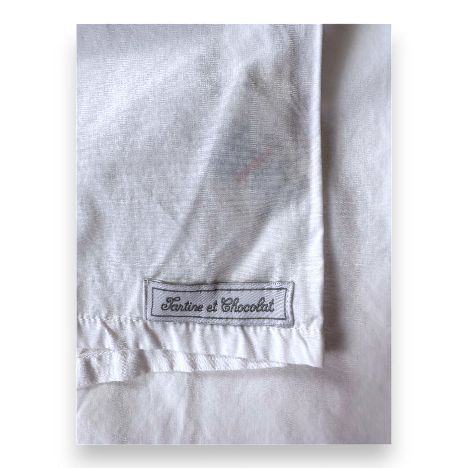 White baby cot bumper - one size TARTINE ET CHOCOLAT - seconde-main White