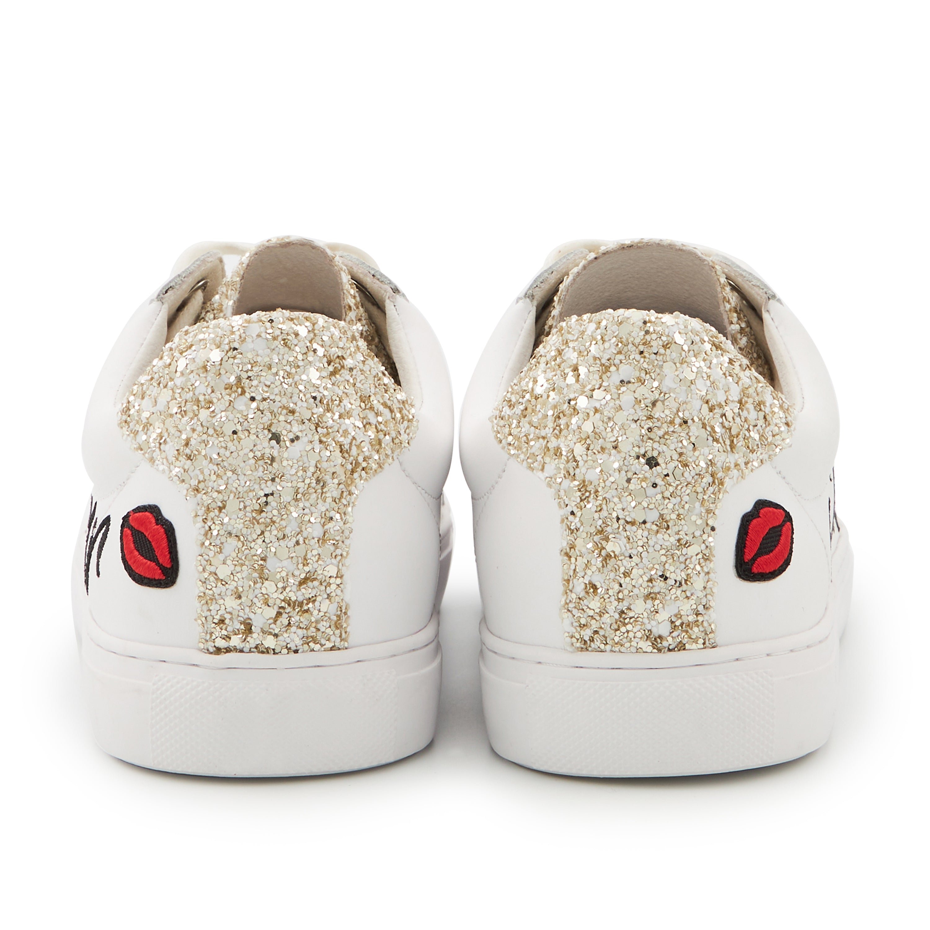 Leather sneakers BONS BAISERS PARIS White