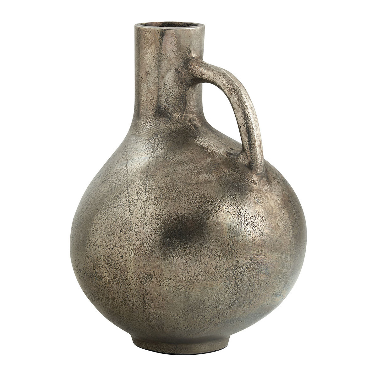 Decorative wave bottle BLANC D'IVOIRE Golden