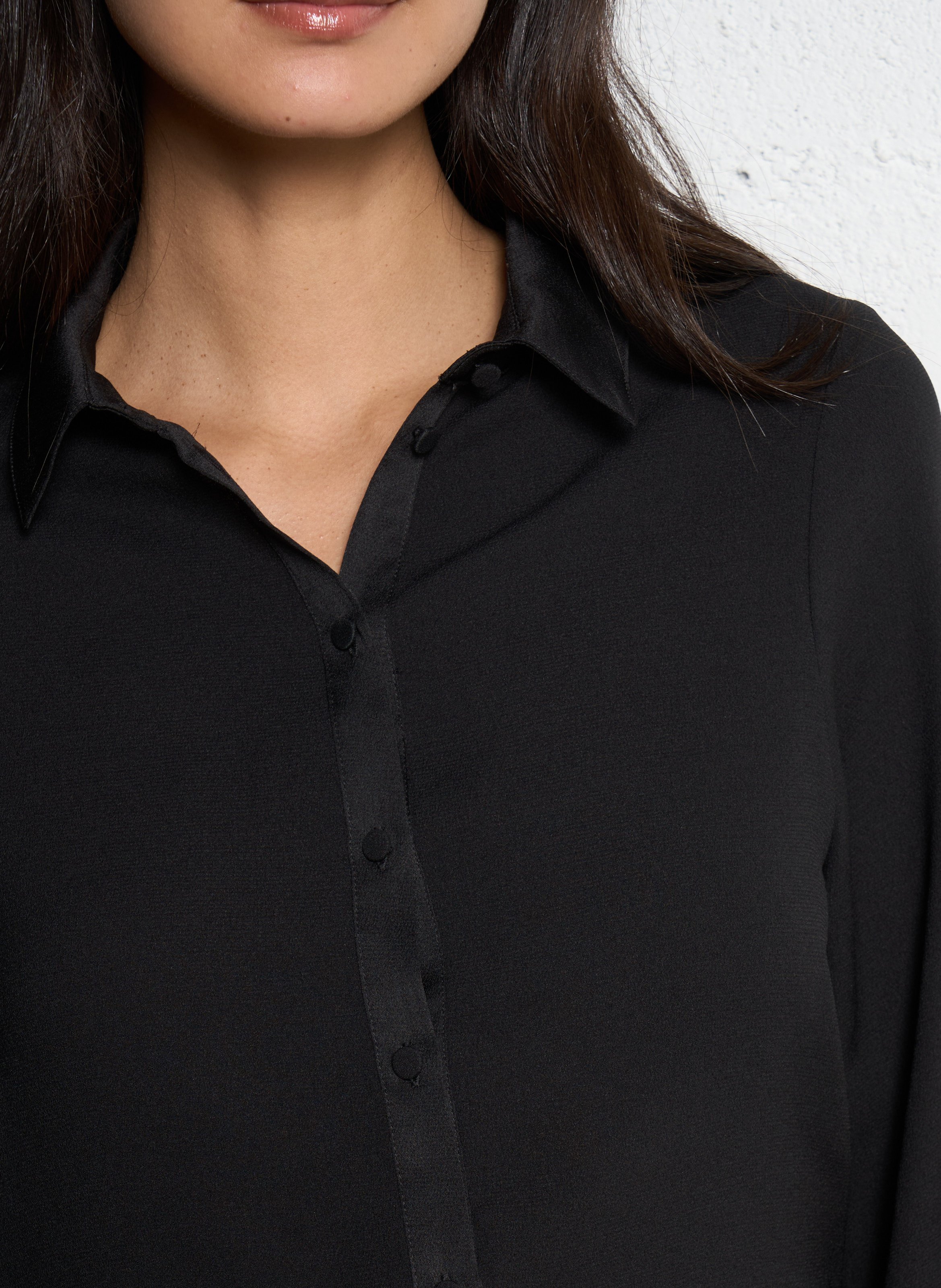 Rechte blouse ONE STEP Zwart