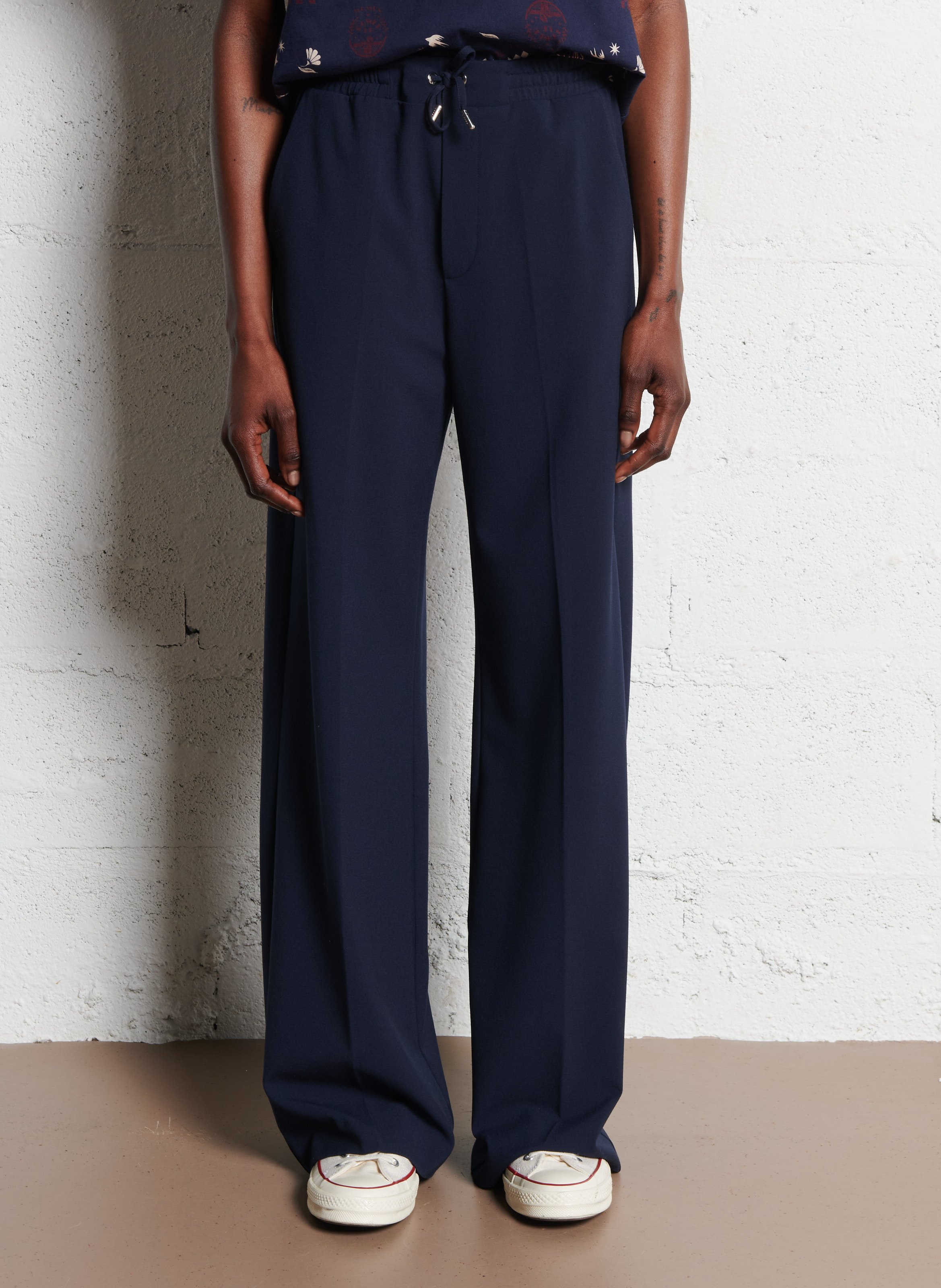 Pantalon large I CODE Bleu