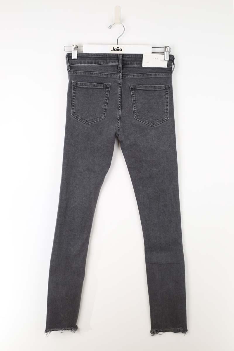 Cotton skinny jeans IRO - Seconde Main Grey