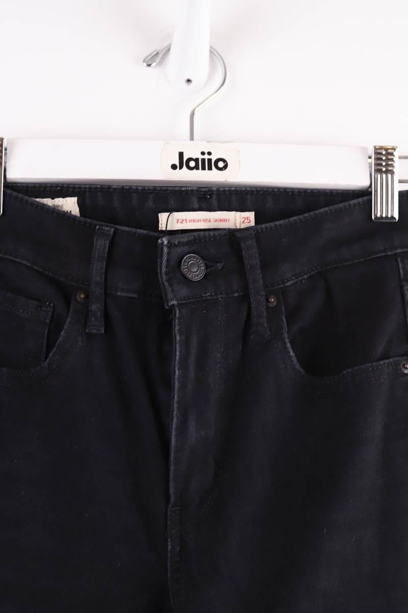 Cotton skinny jeans LEVI'S - Seconde main Black