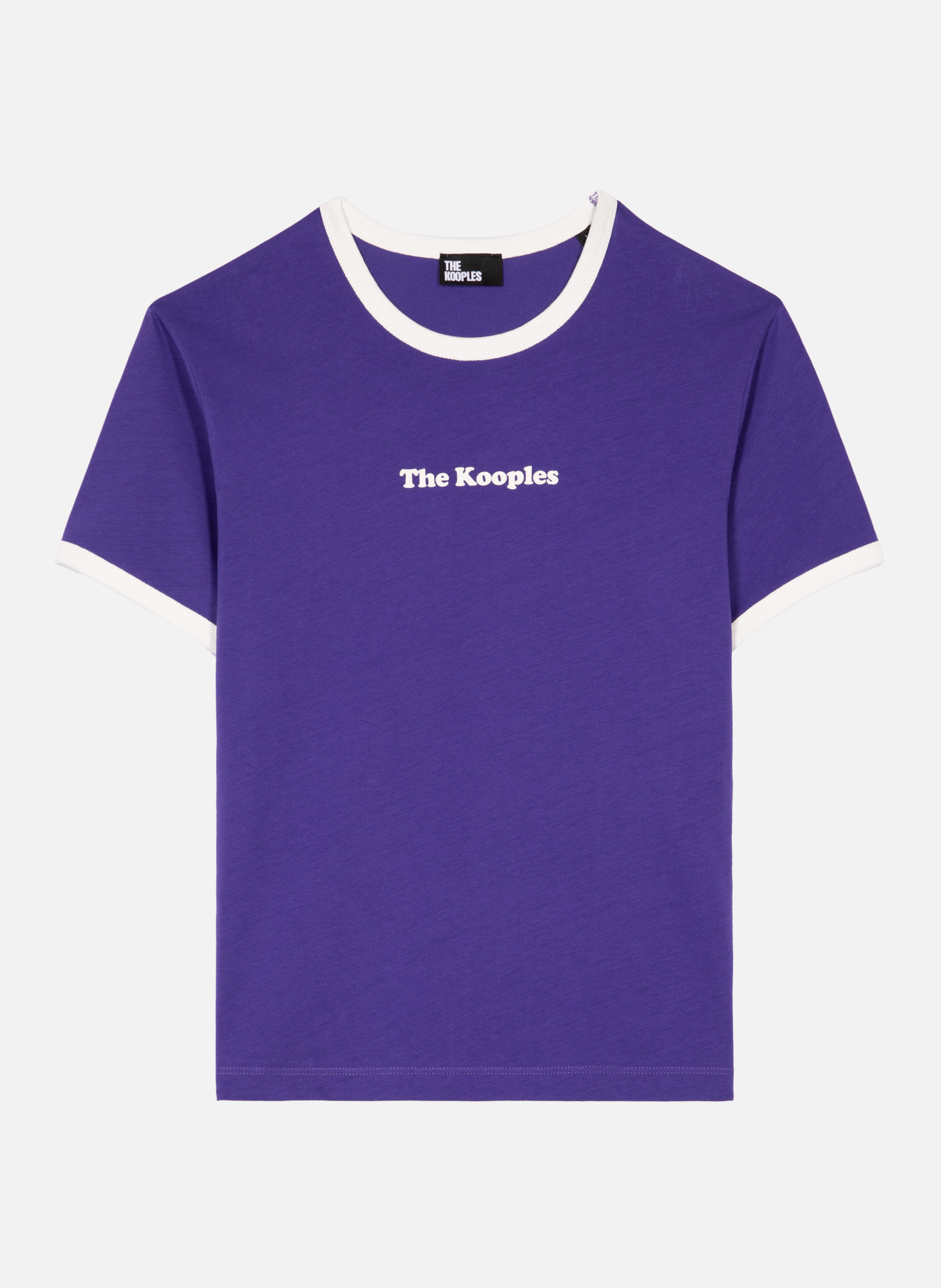 T-shirt with screen printing THE KOOPLES Purple