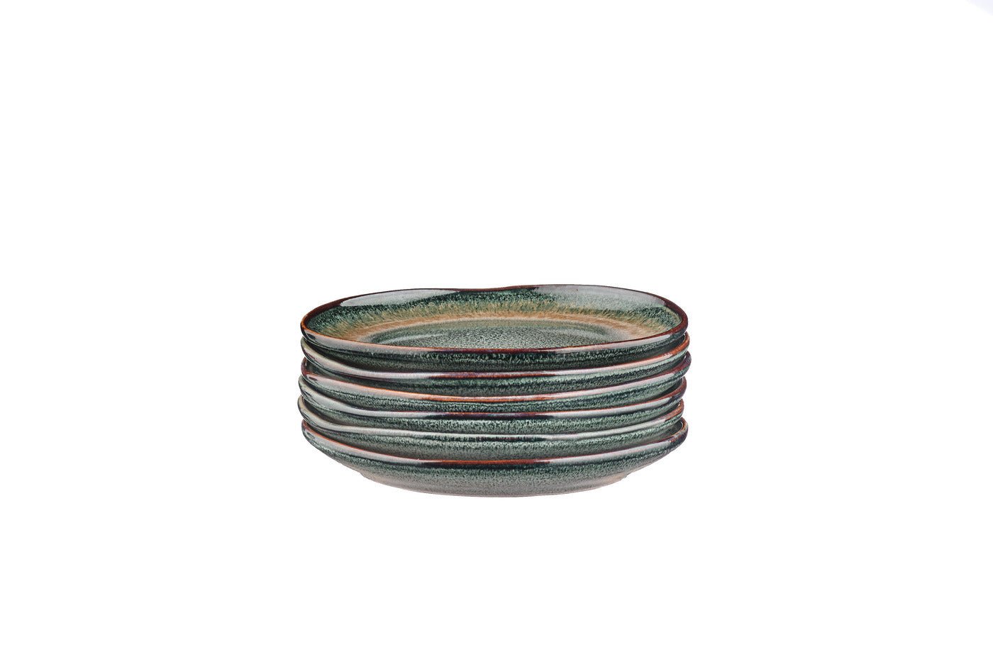 Genesis plate ø16.5cm - 6 pieces - earth BJORN Grey