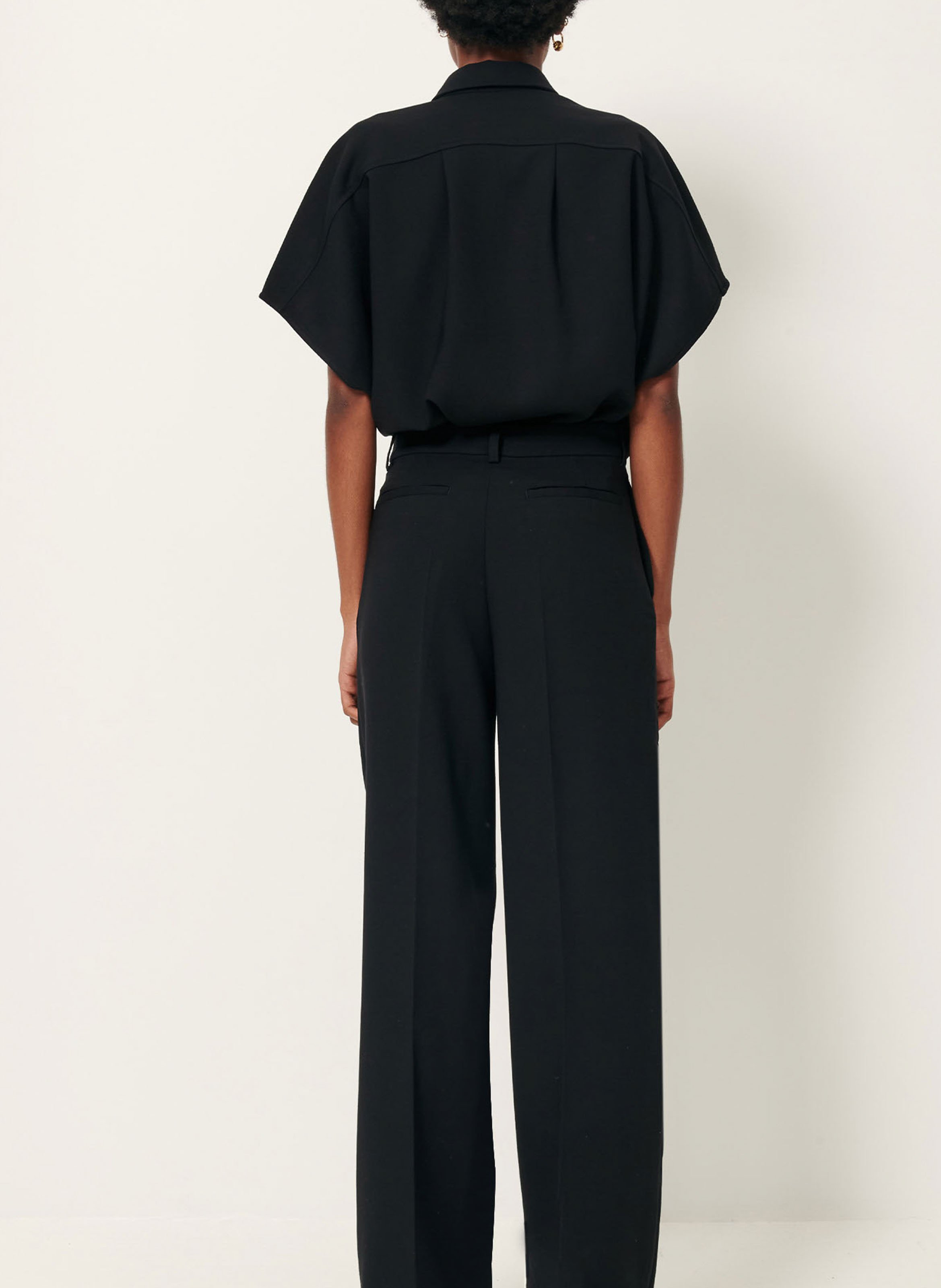 Wide trousers SESSUN Black