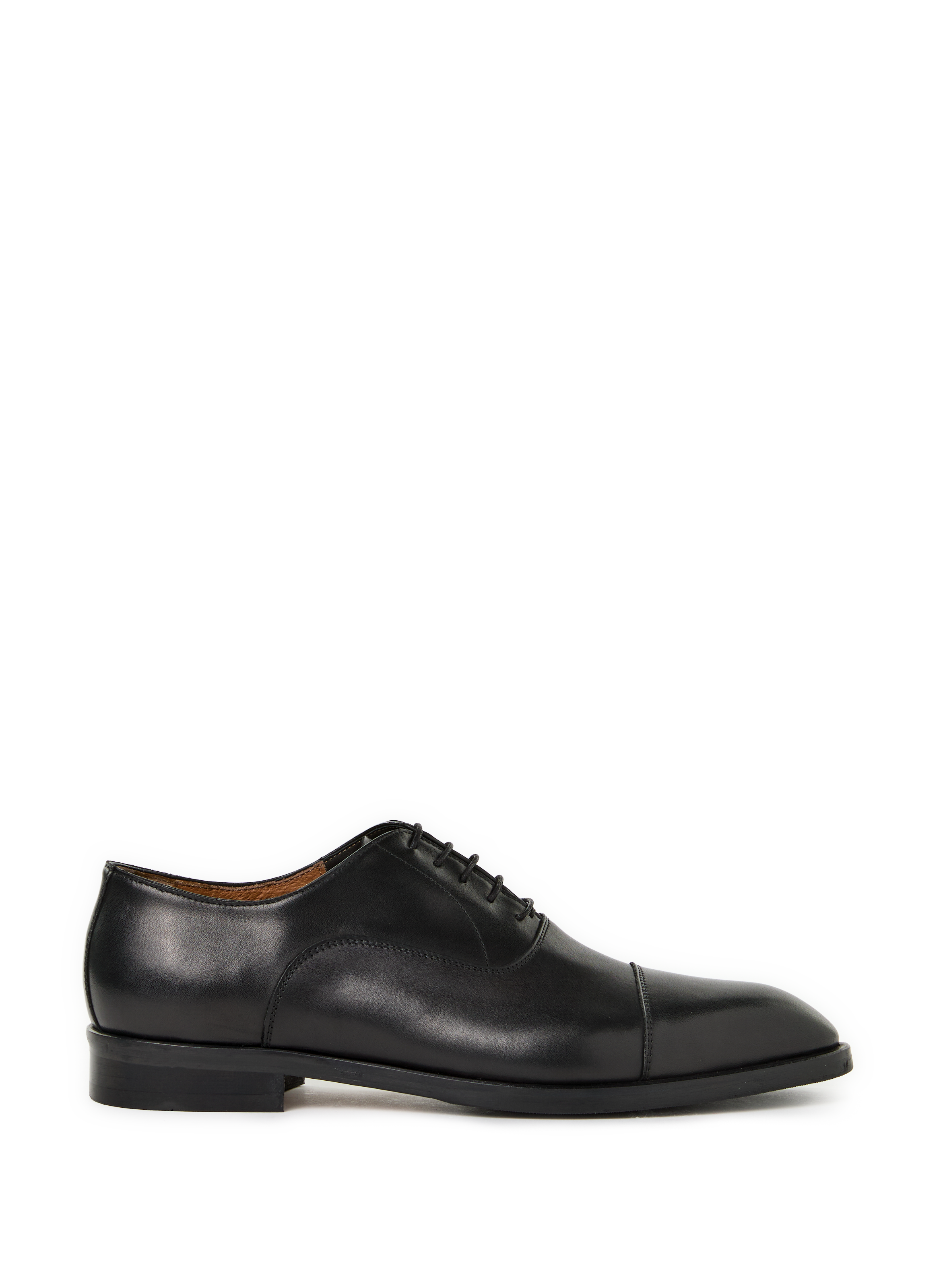 Plain leather Richelieu loafers SAISON 1865