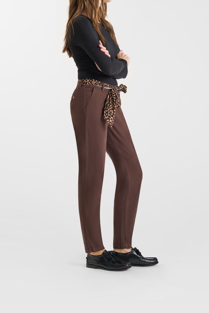 Carrot trousers LE TEMPS DES CERISES Brown