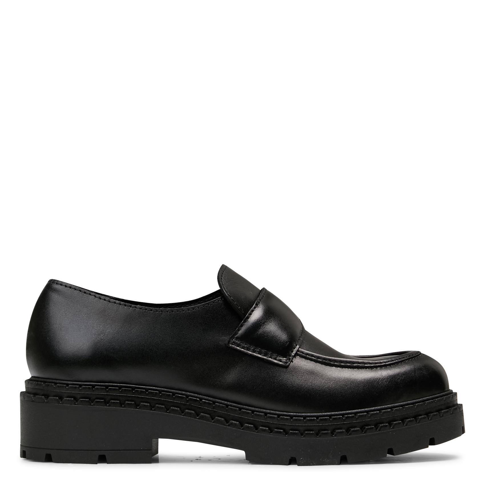 Mocassins en cuir LA FEE MARABOUTEE Noir