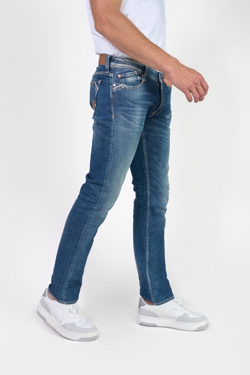Straight leg jeans, length 34 LE TEMPS DES CERISES Blue