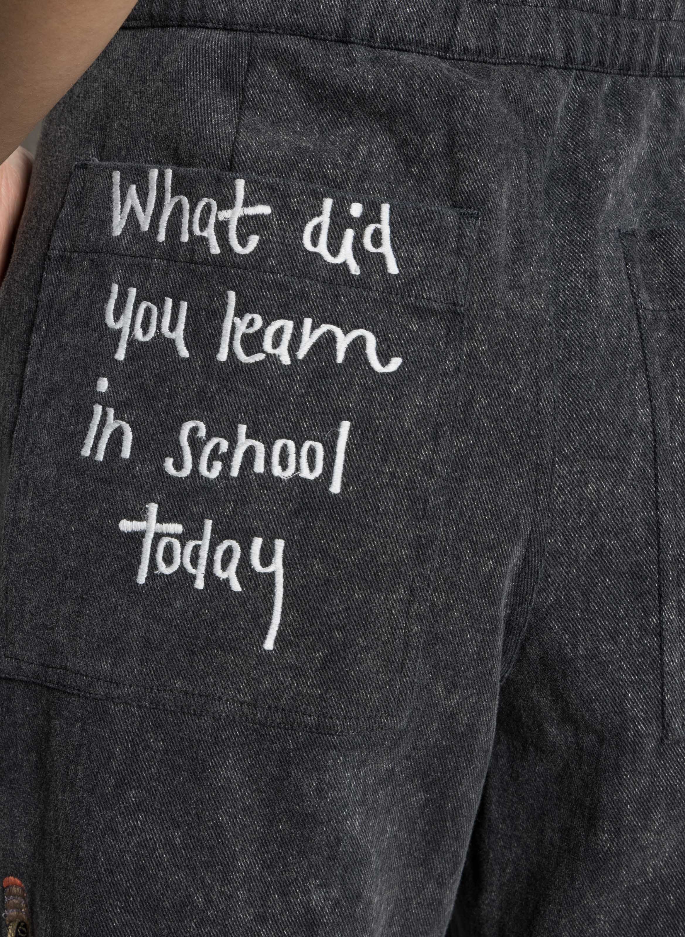 Jean large en coton STELLA NOVA Noir