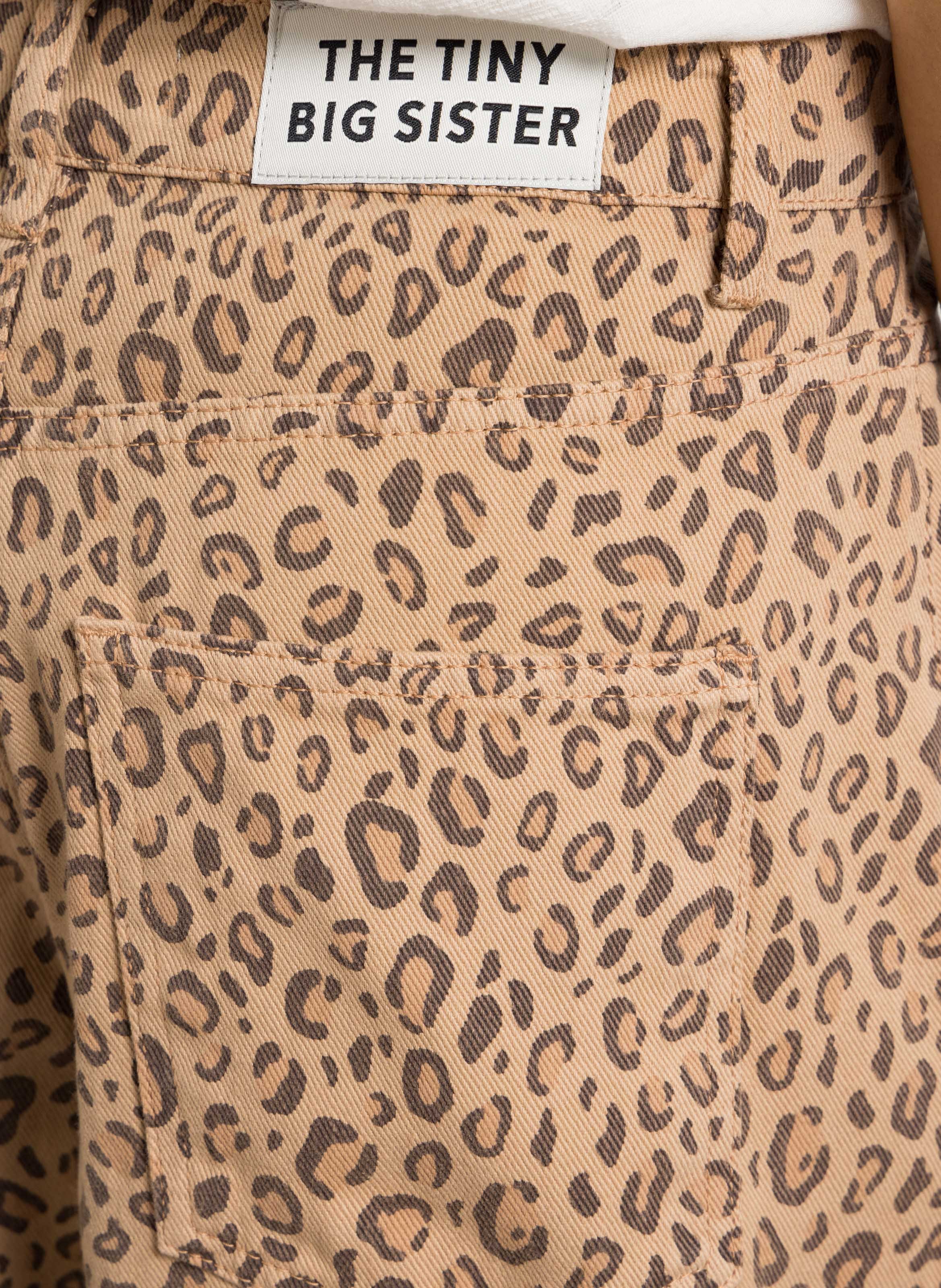 Bermuda droit en coton imprimé THE TINY BIG SISTER Multicolore