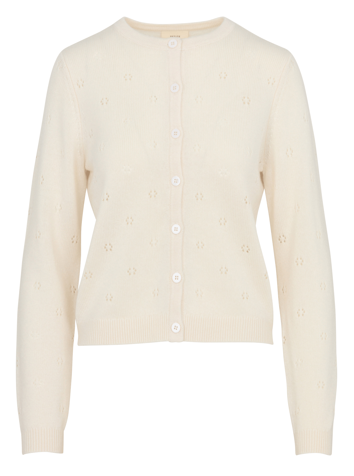 Gilet droit en laine et cachemire PETITE MENDIGOTE Beige