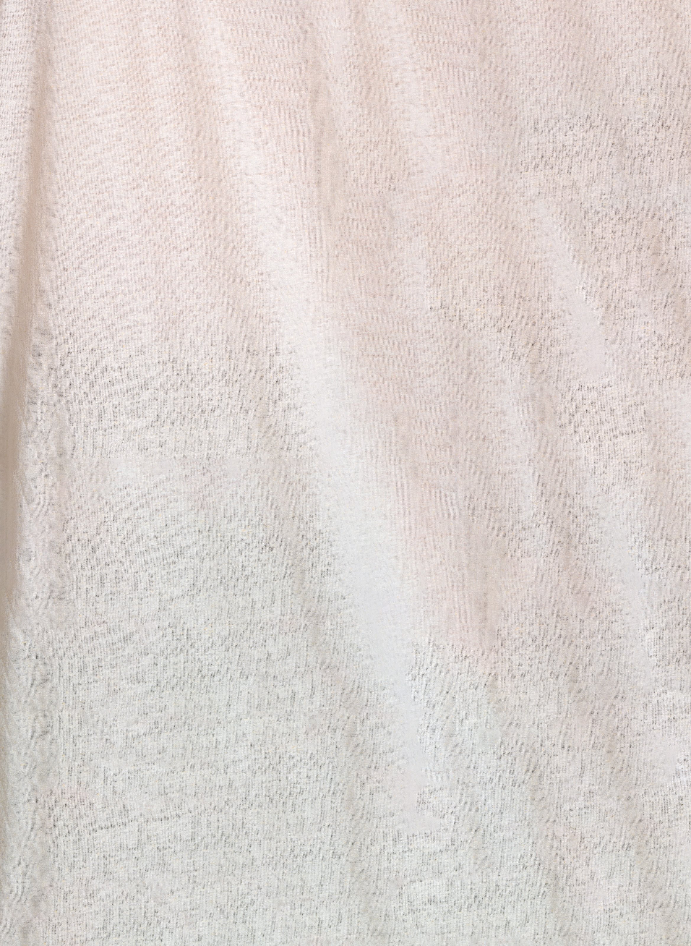 Débardeur droit col rond uni LA FEE MARABOUTEE Blanc