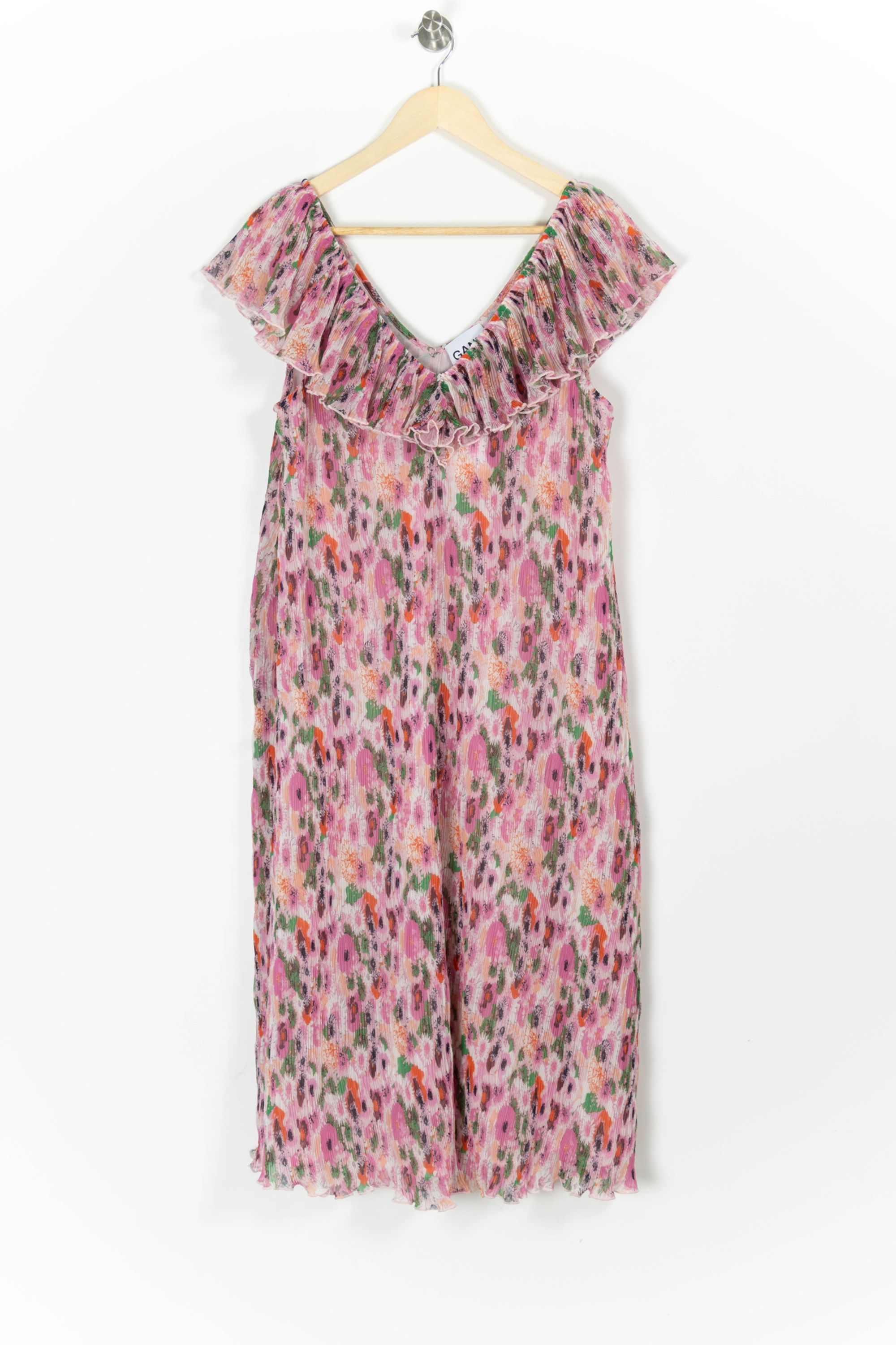 Robe longue GANNI - Seconde Main Multicolore