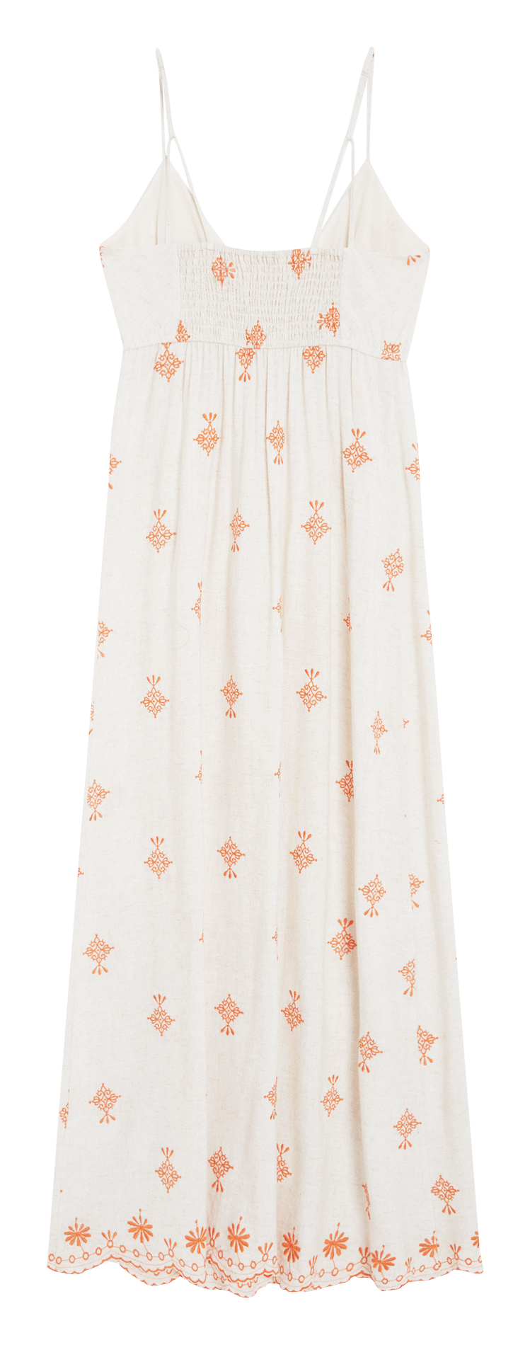 Long V-neck dress GRACE ET MILA Orange