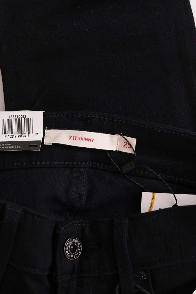 Cropped slim jeans with studs LEVI'S - Seconde main Black