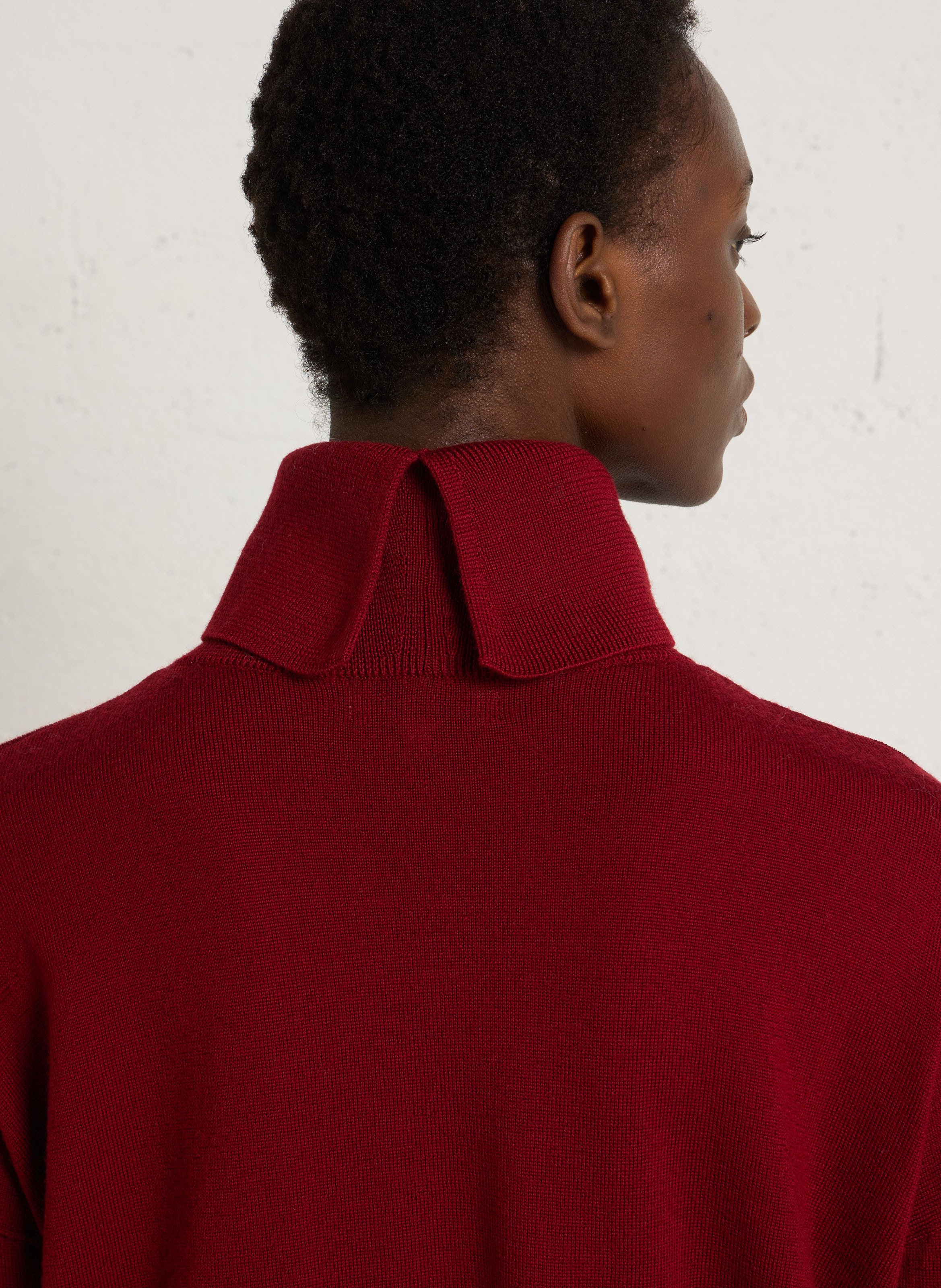 Pull oversize en laine MAISON ANJE Prune