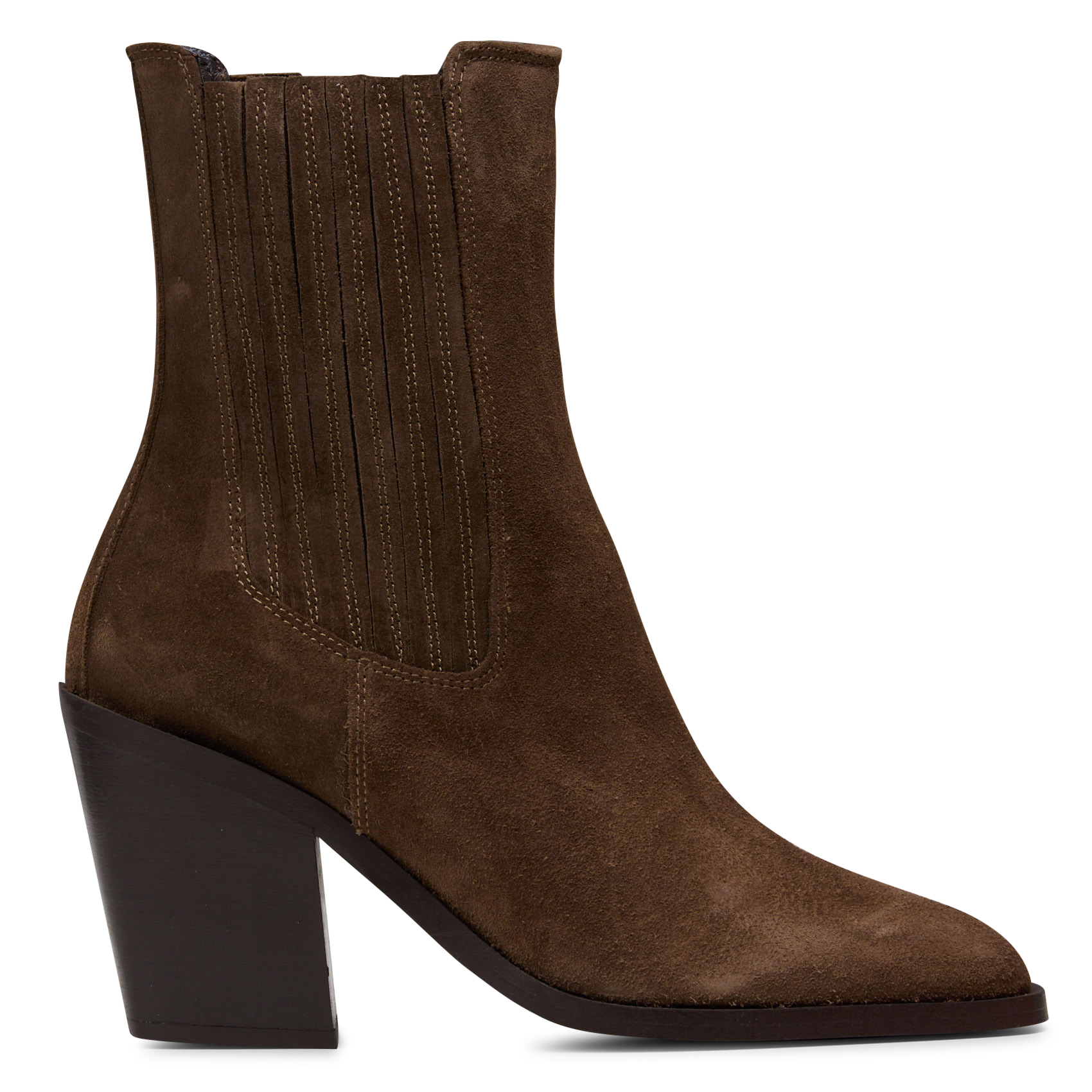 Leather ankle boots MELLOW YELLOW Brown