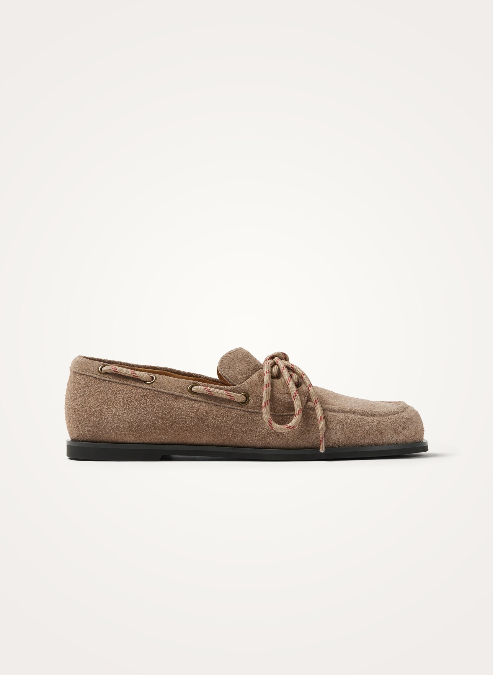 Boat loafers with flat heel and round toe VANESSA WU Beige