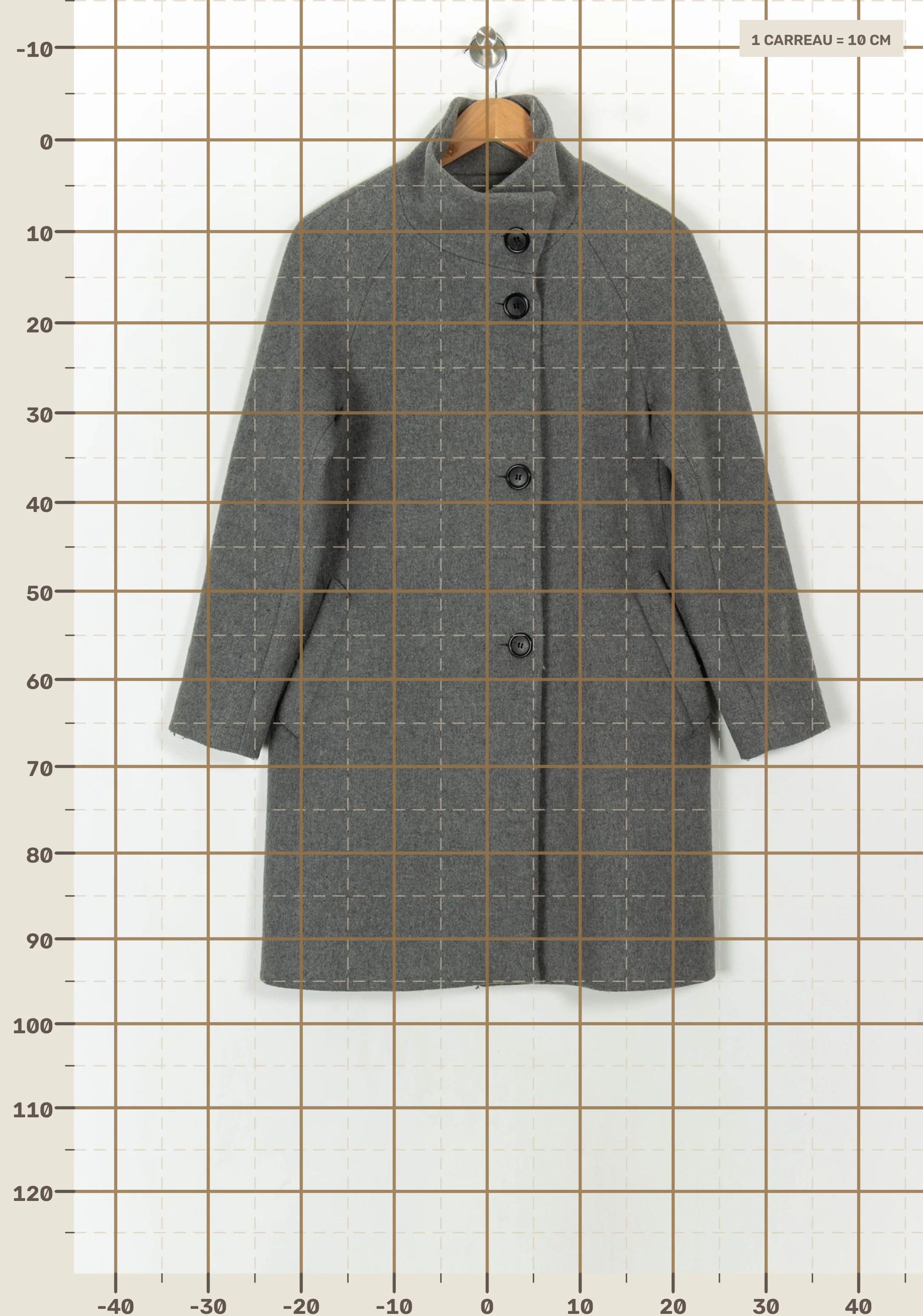 Short coat COMPTOIR DES COTONNIERS - Seconde main Grey