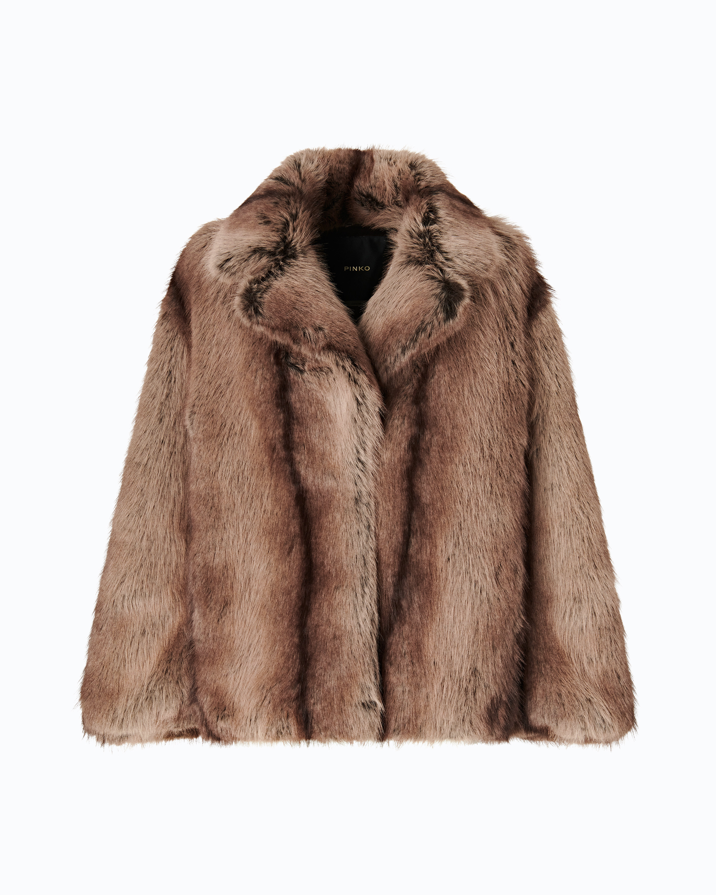 Caban en fourrure synthétique PINKO Multicolore