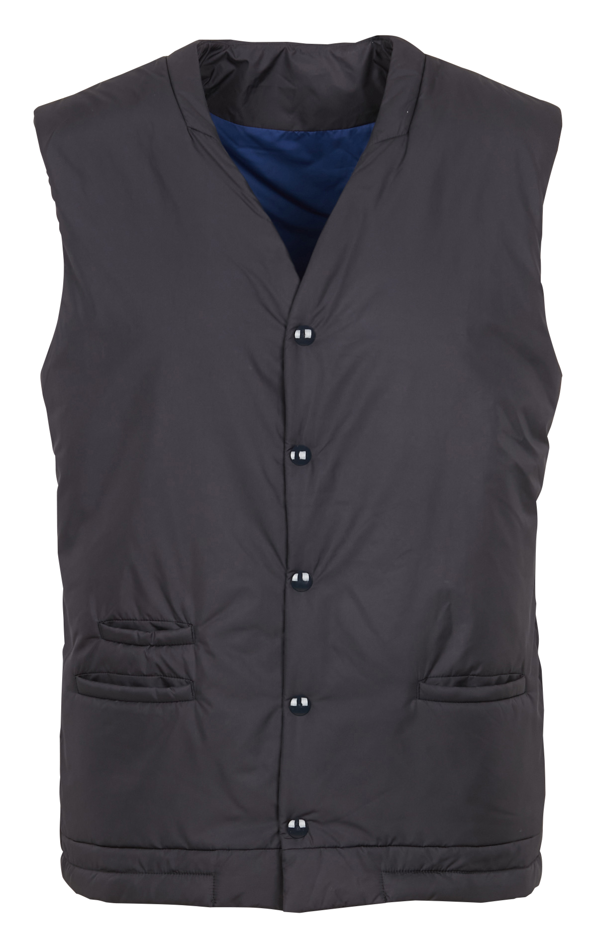 Veste col V sans manches  HOMECORE Bleu