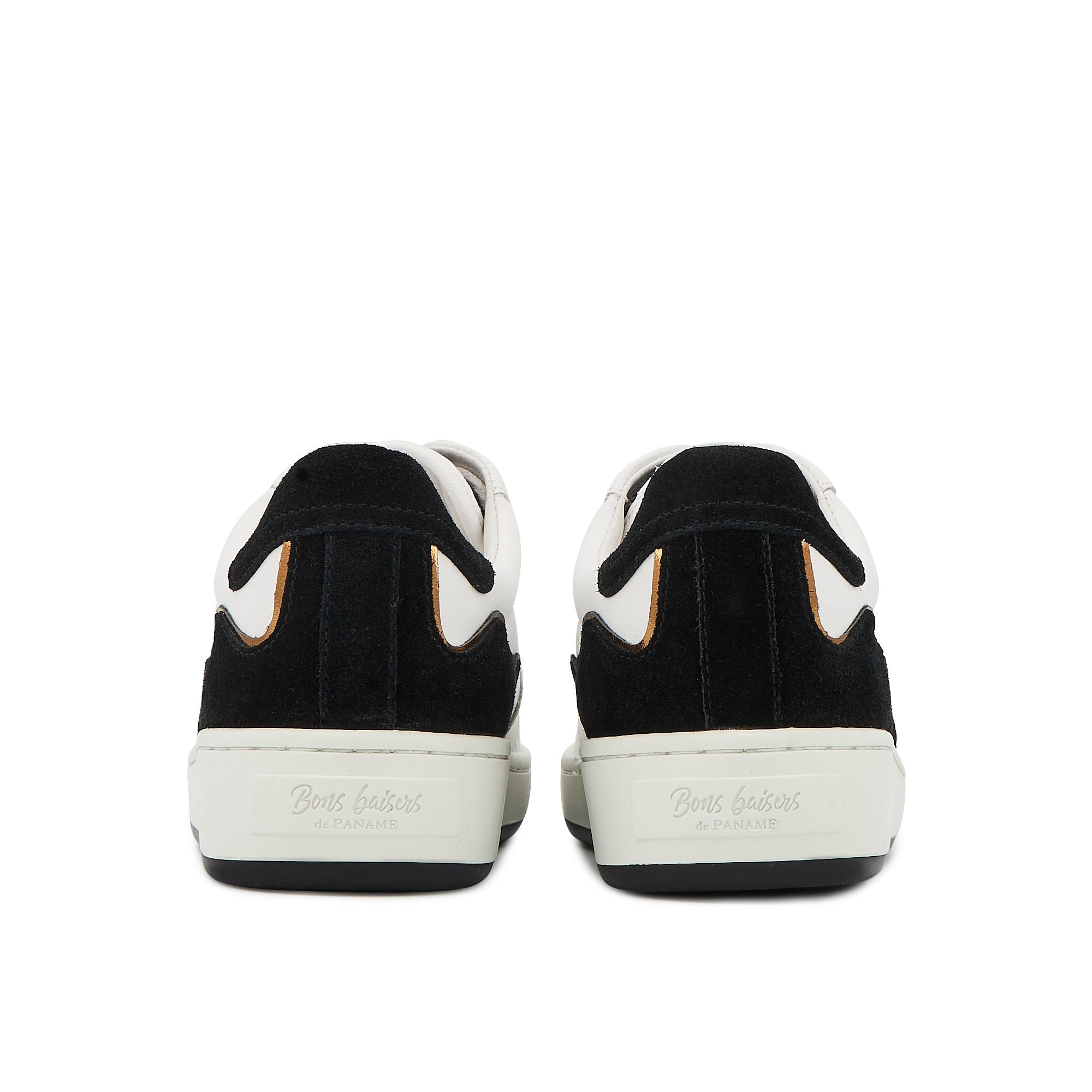 Leather sneakers BONS BAISERS PARIS Black