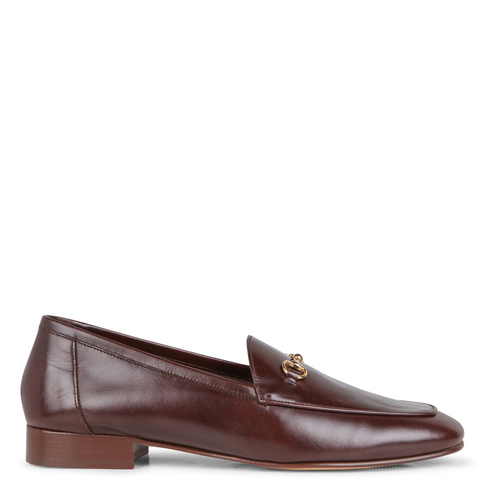 Leather loafers RIVECOUR Brown