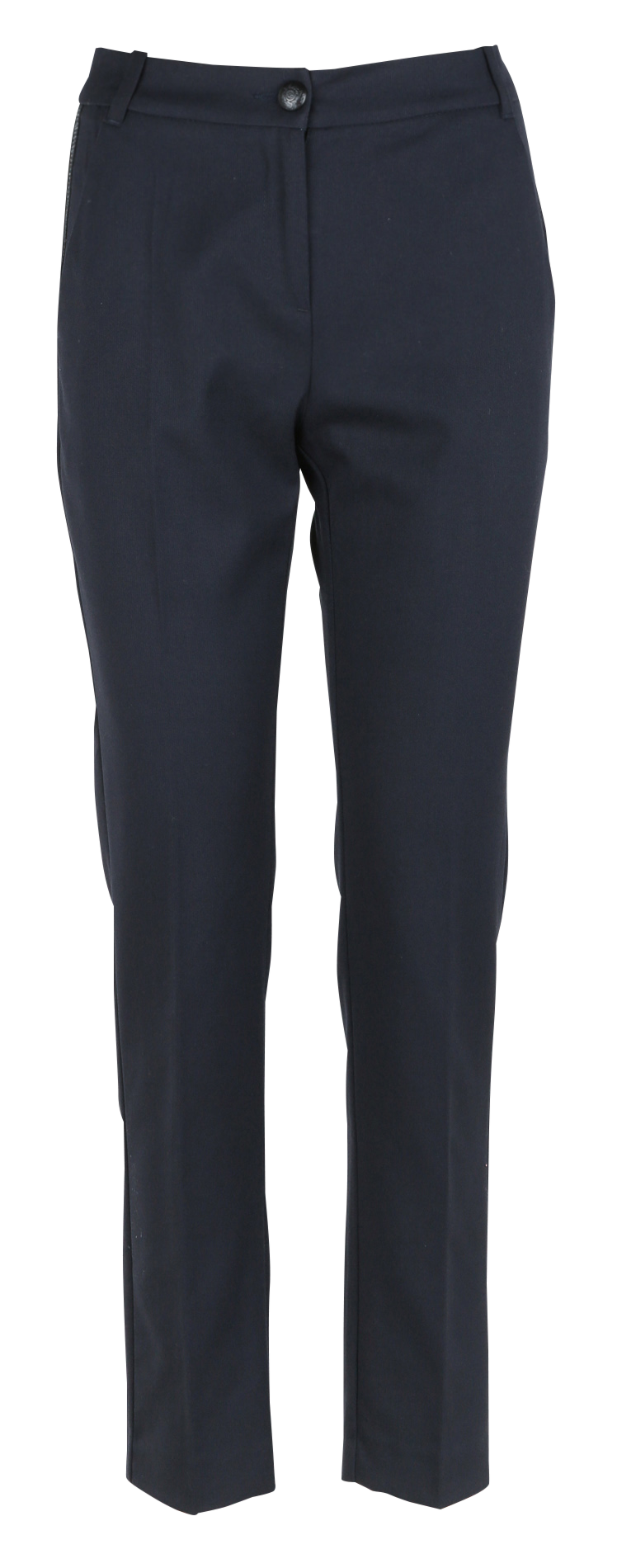 Pantaloni Donna Pantalone Carrot Pantalone A Carota Con Tasche In