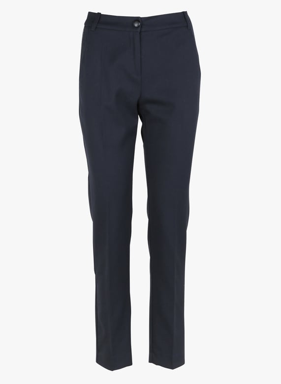 Pantaloni Donna Pantalone Carrot Pantalone A Carota Con Tasche In