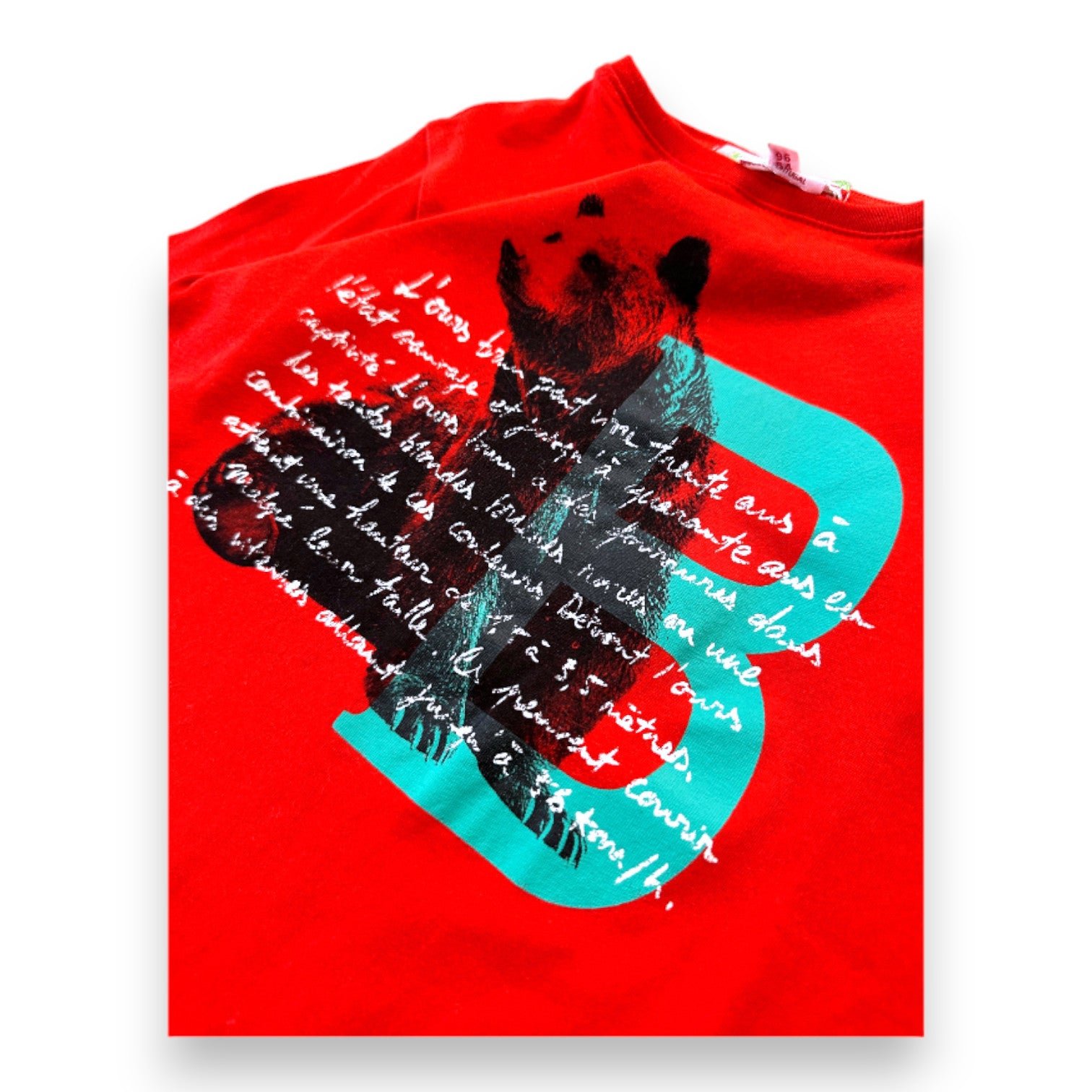 Red children's t-shirt - 3 years BONPOINT - Seconde Main Red