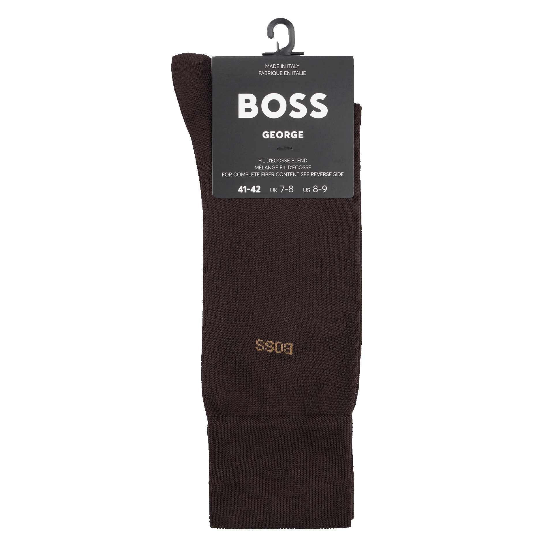 Cotton crew socks Brown