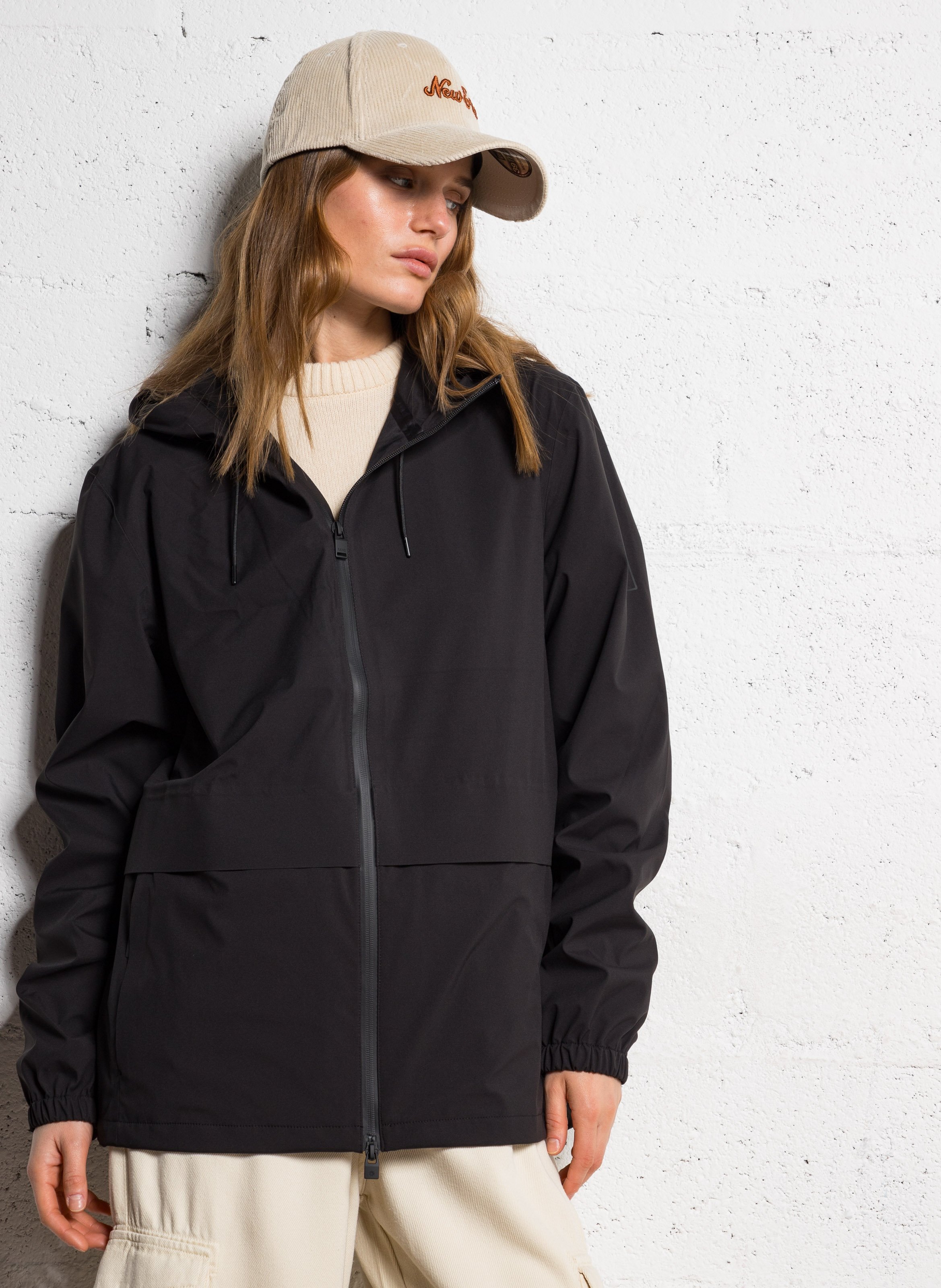 Coupe-vent imperméable RAINS Noir