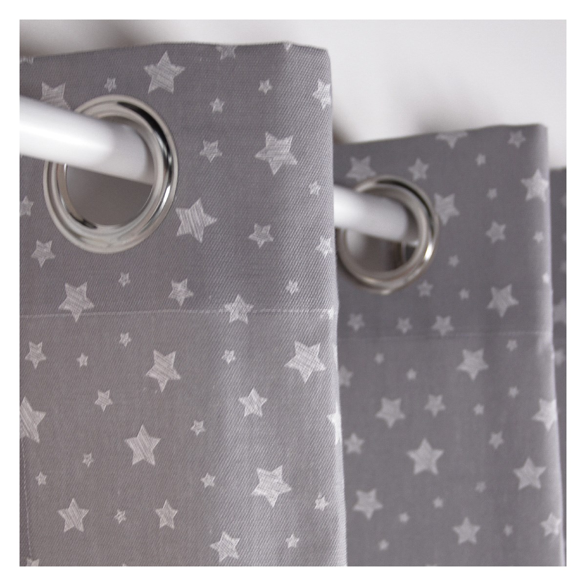 Cotton curtain TODAY LINGE DE MAISON Grey