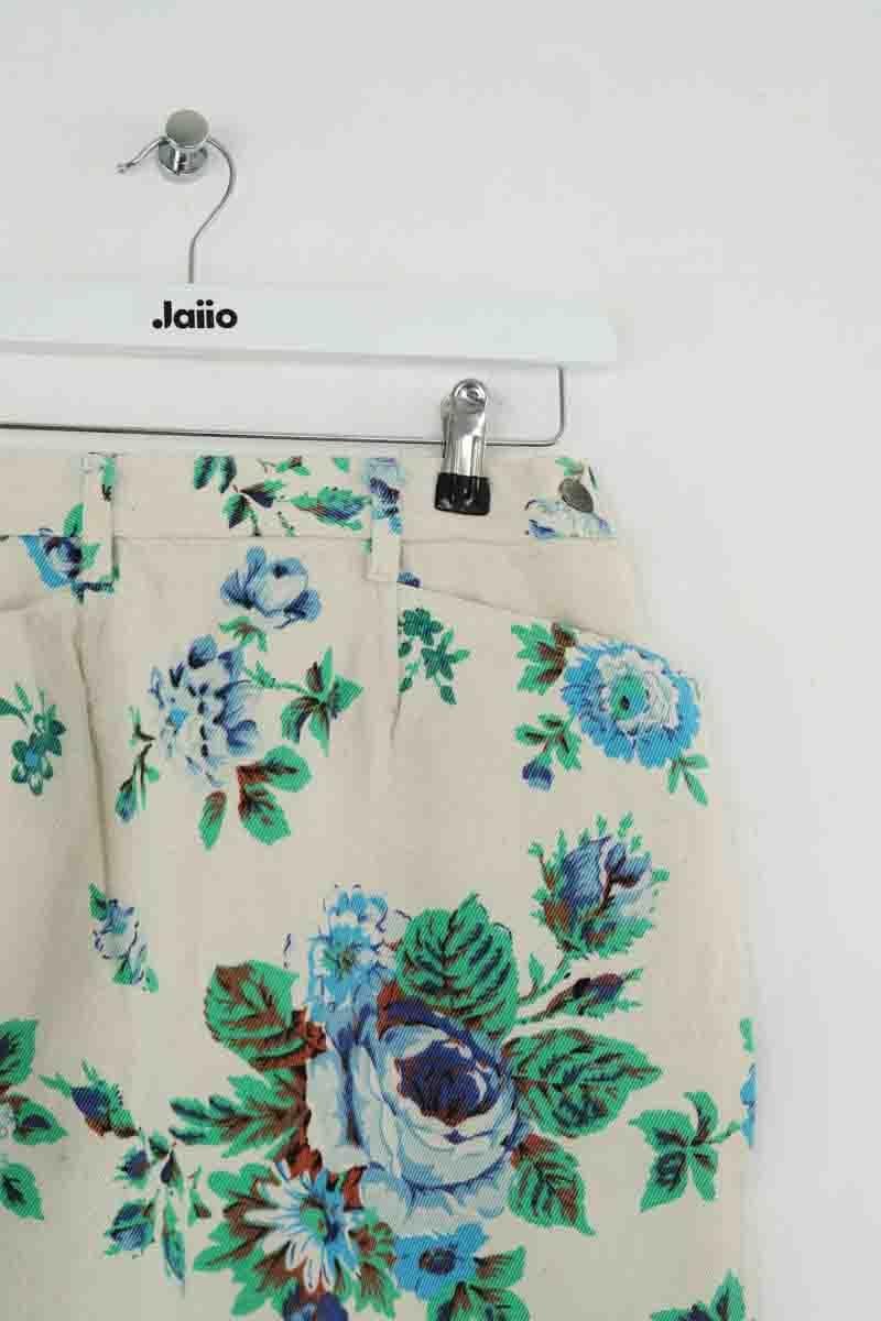 Cotton mini skirt KENZO - SECONDE MAIN White