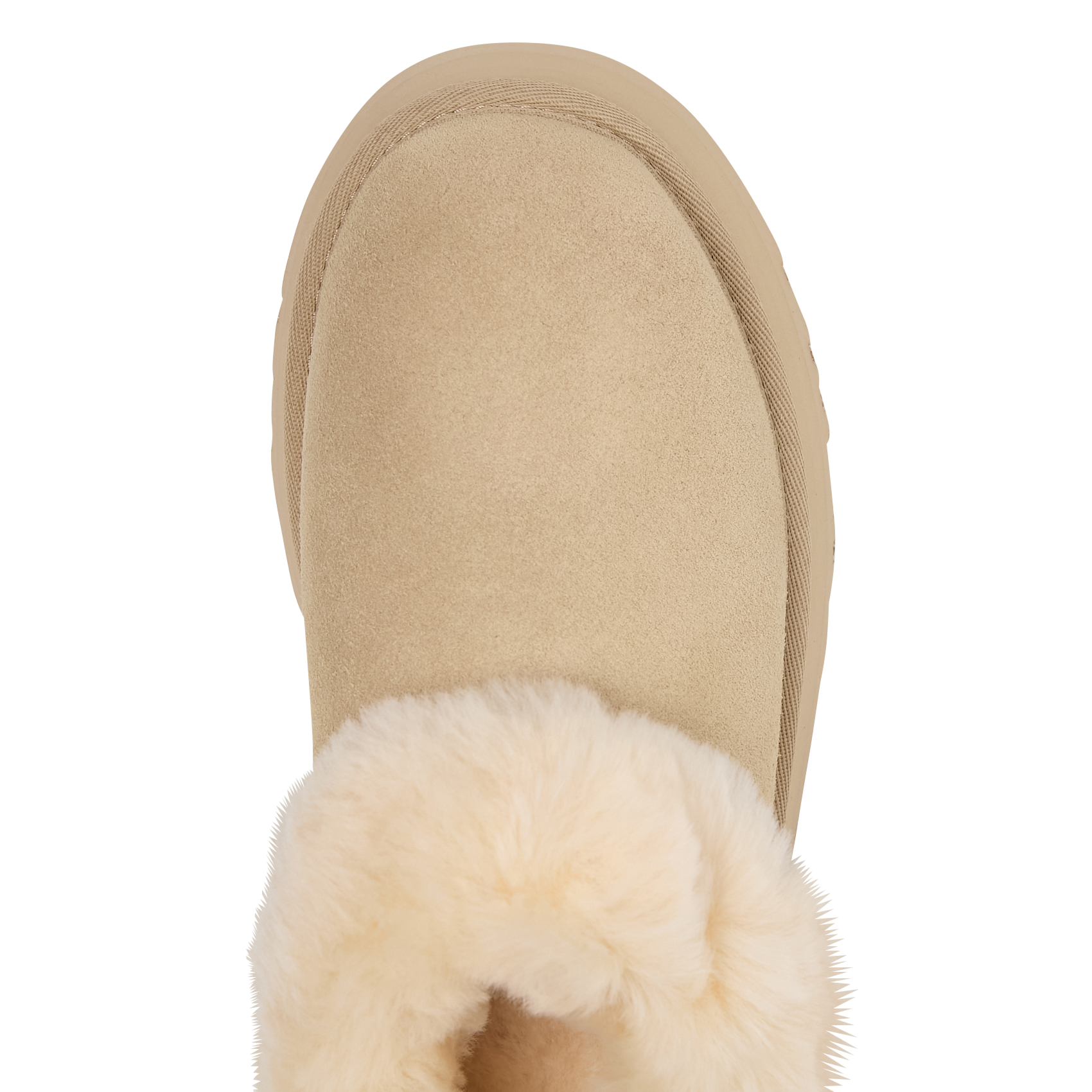 Klompen van imitatiebont UGG Bruin