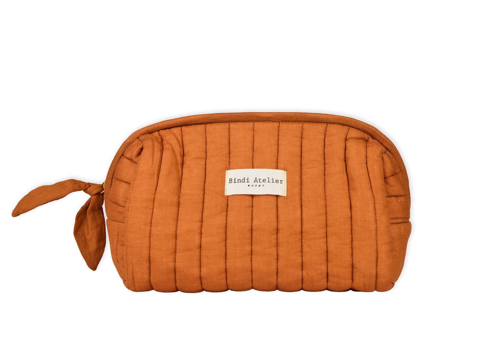 Honey makeup pouch BINDI ATELIER Orange
