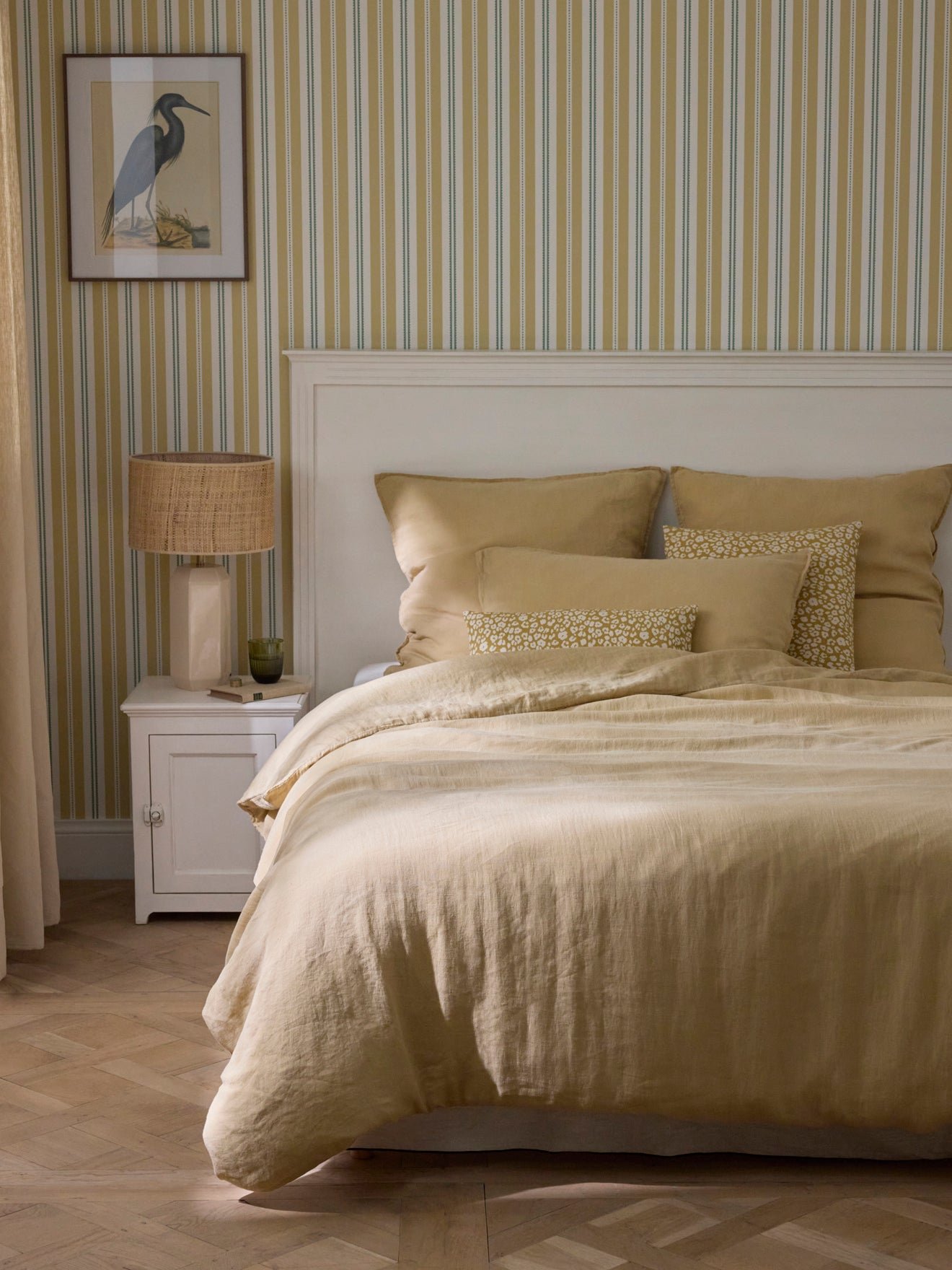 “Cocoon” washed linen comforter cover CYRILLUS Beige