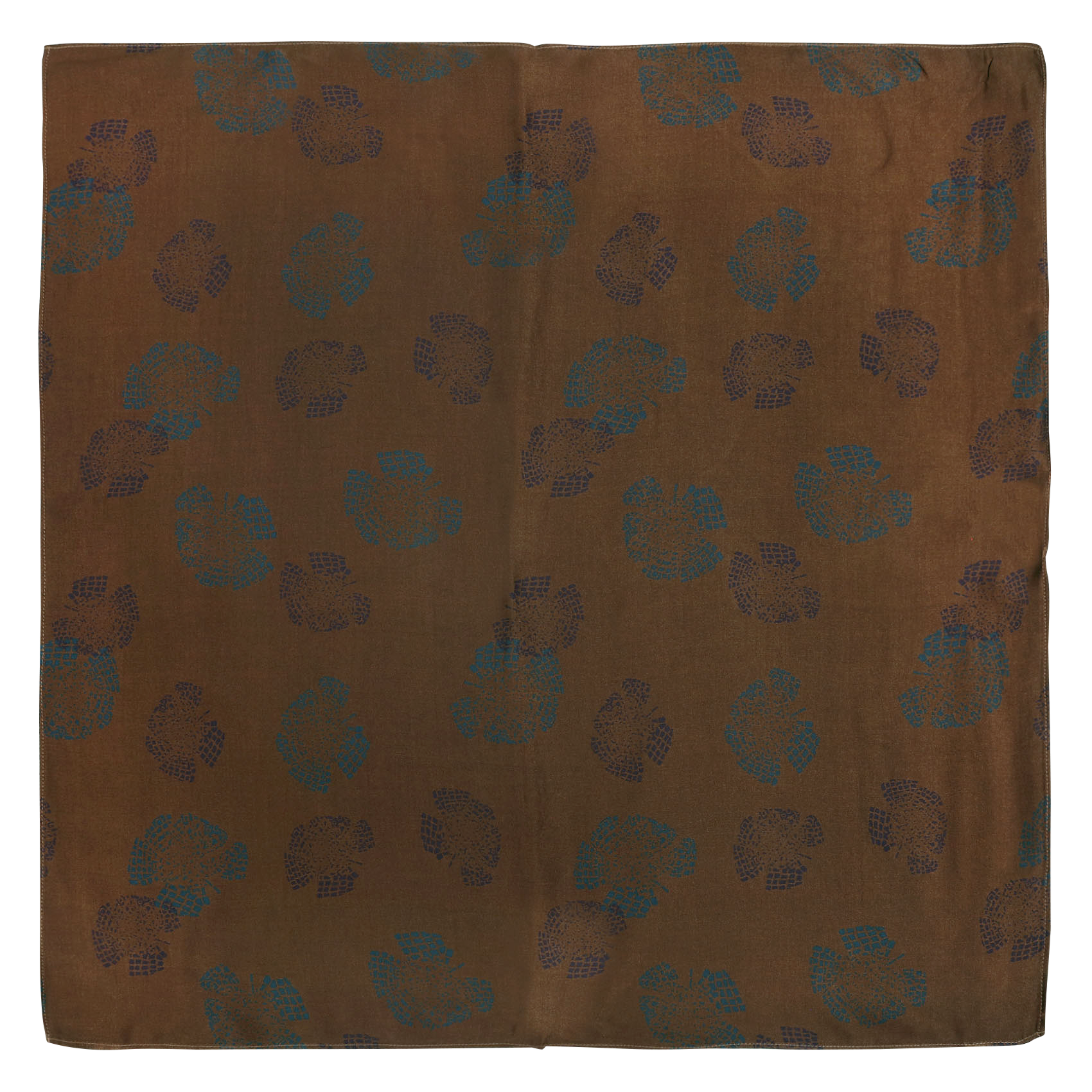 Quadratisches Tuch mit exklusivem Print aus Crêpe SESSUN