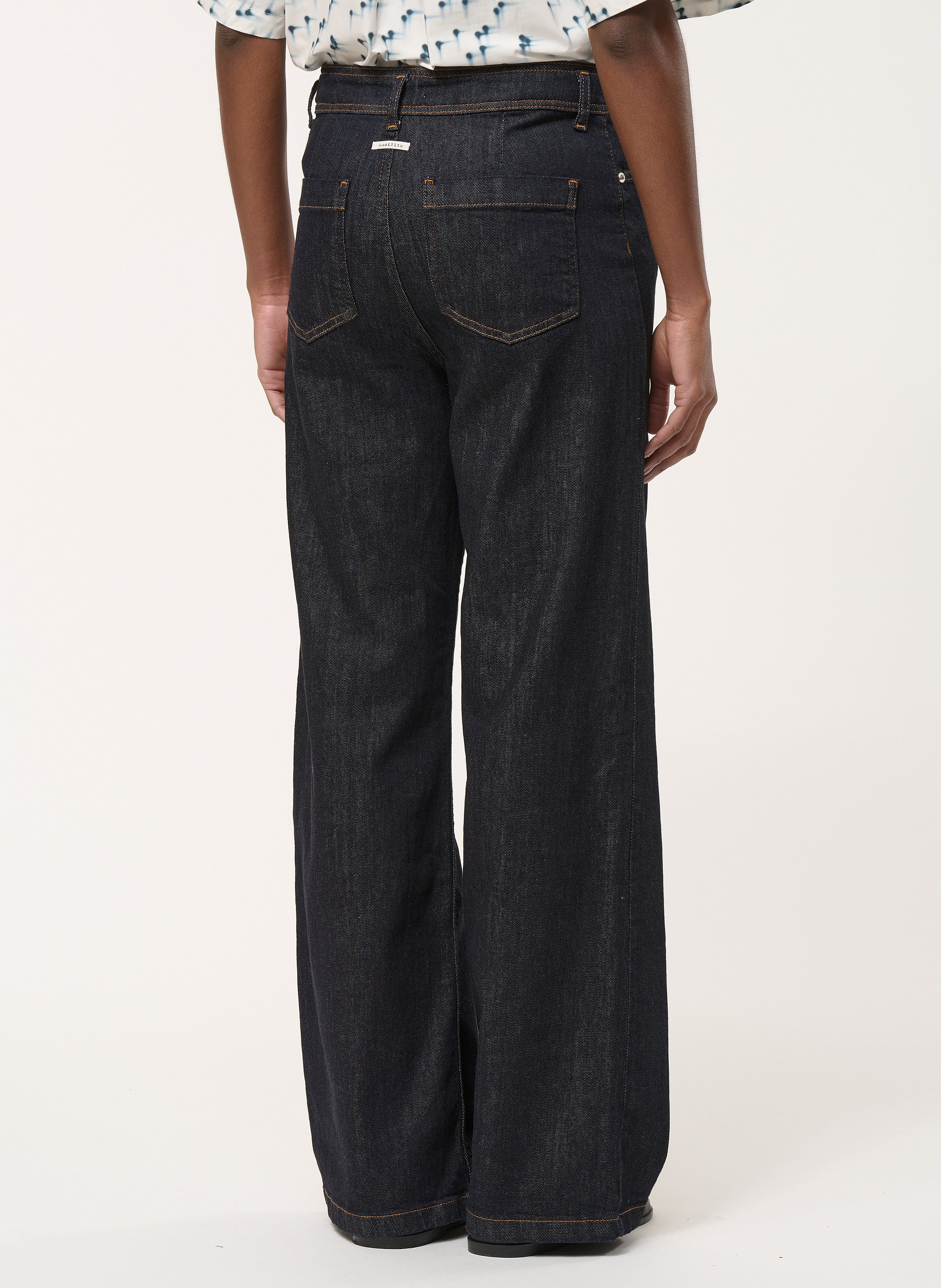 Jean flare en coton  HUMILITY Bleu