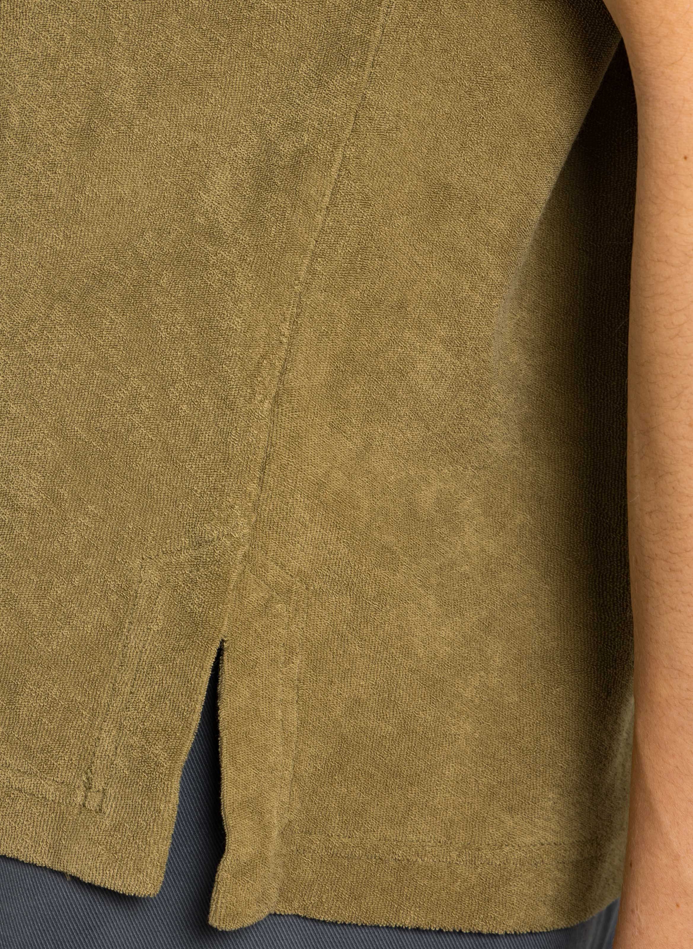 Tee-shirt ample col rond en coton HARTFORD Vert