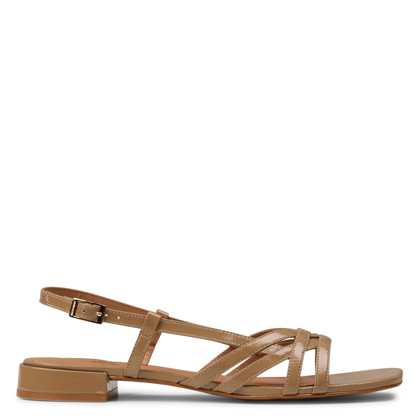 Flache Lackledersandalen JB MARTIN