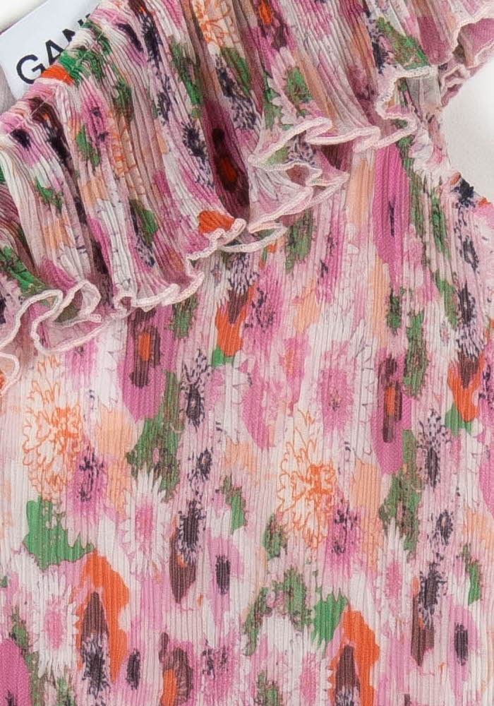 Robe longue GANNI - Seconde Main Multicolore