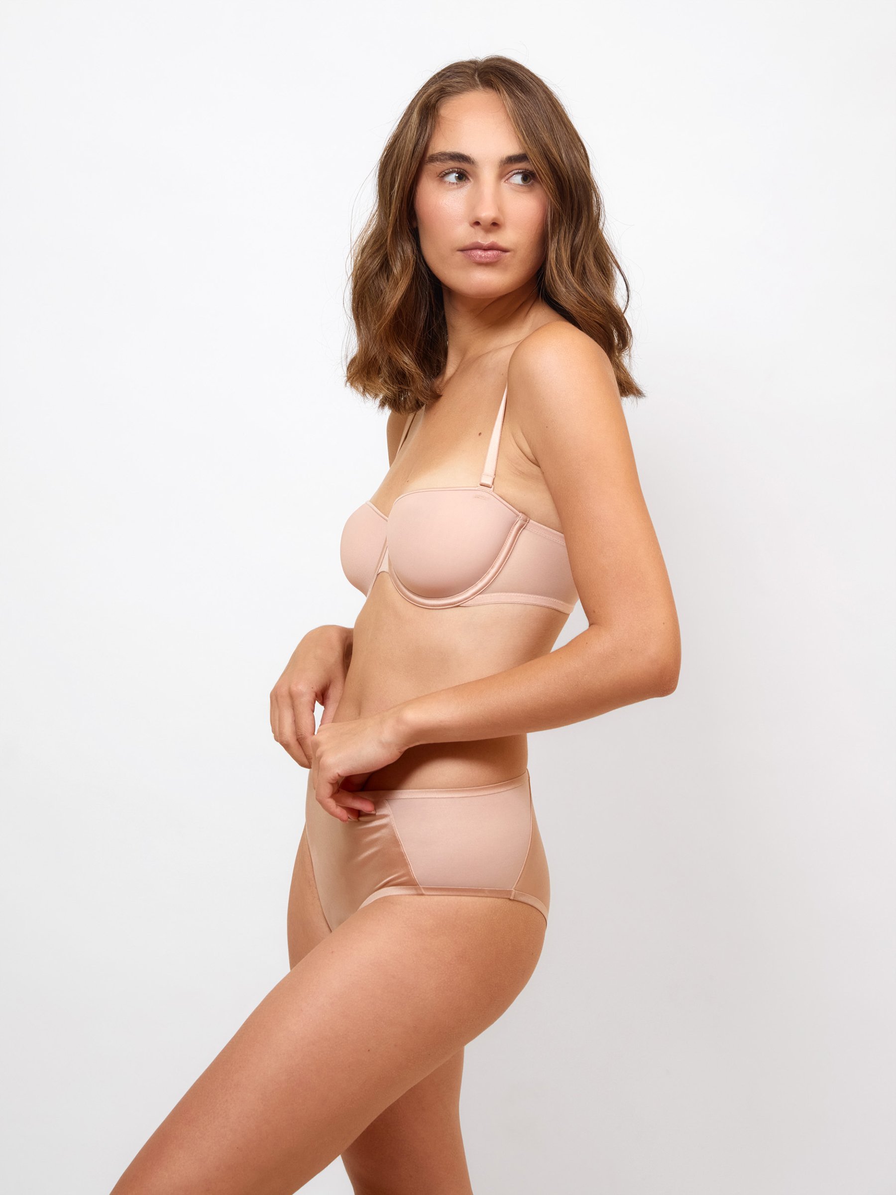 Soutien-gorge bandeau à armatures à coques PASSIONATA Beige