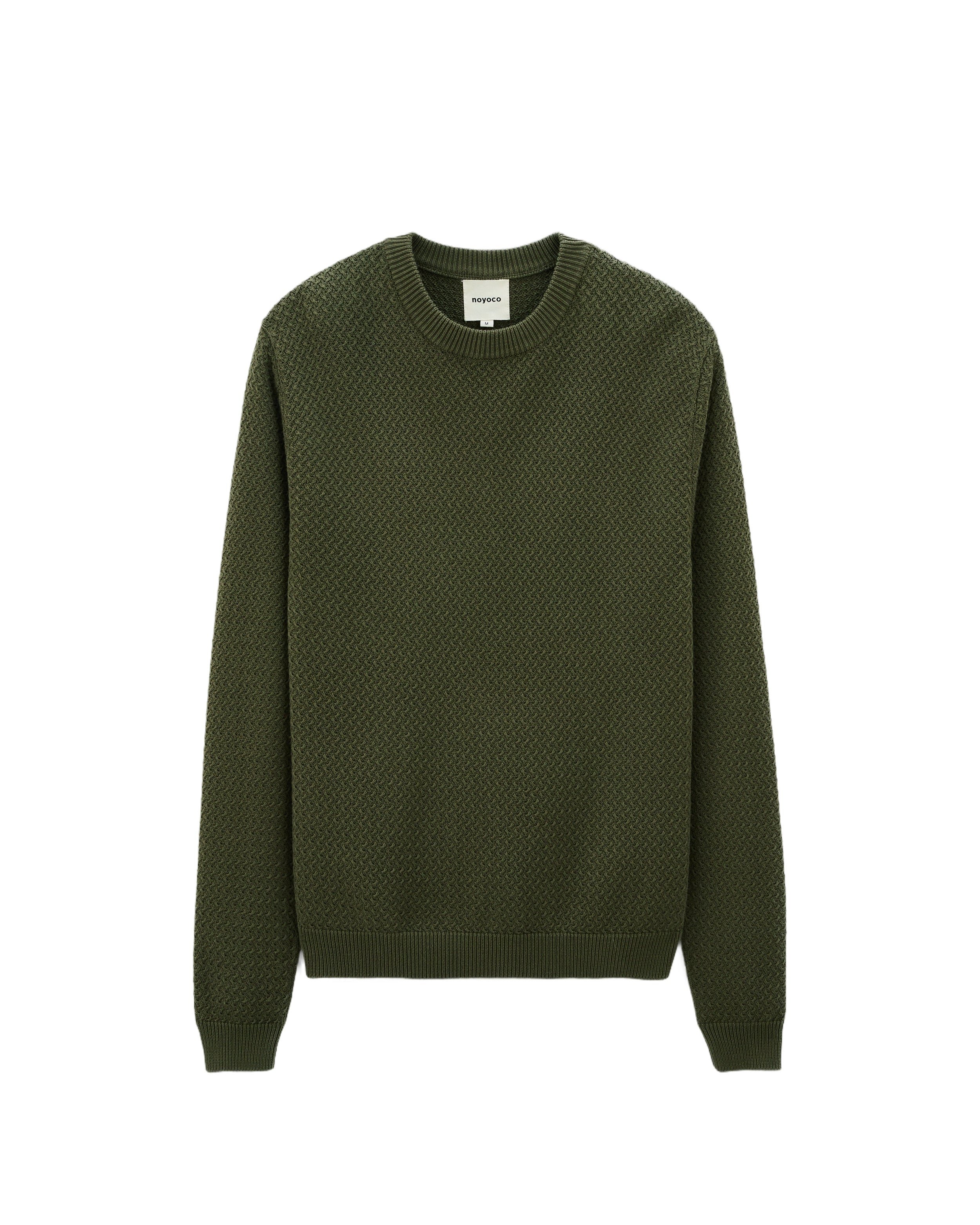 Long-sleeved polo in khaki ROMA Noyoco Green